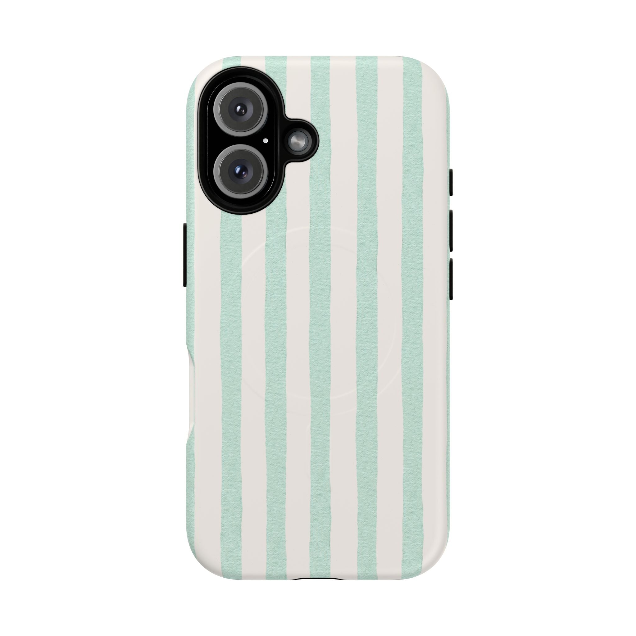 The Watercolor Mint Stripe