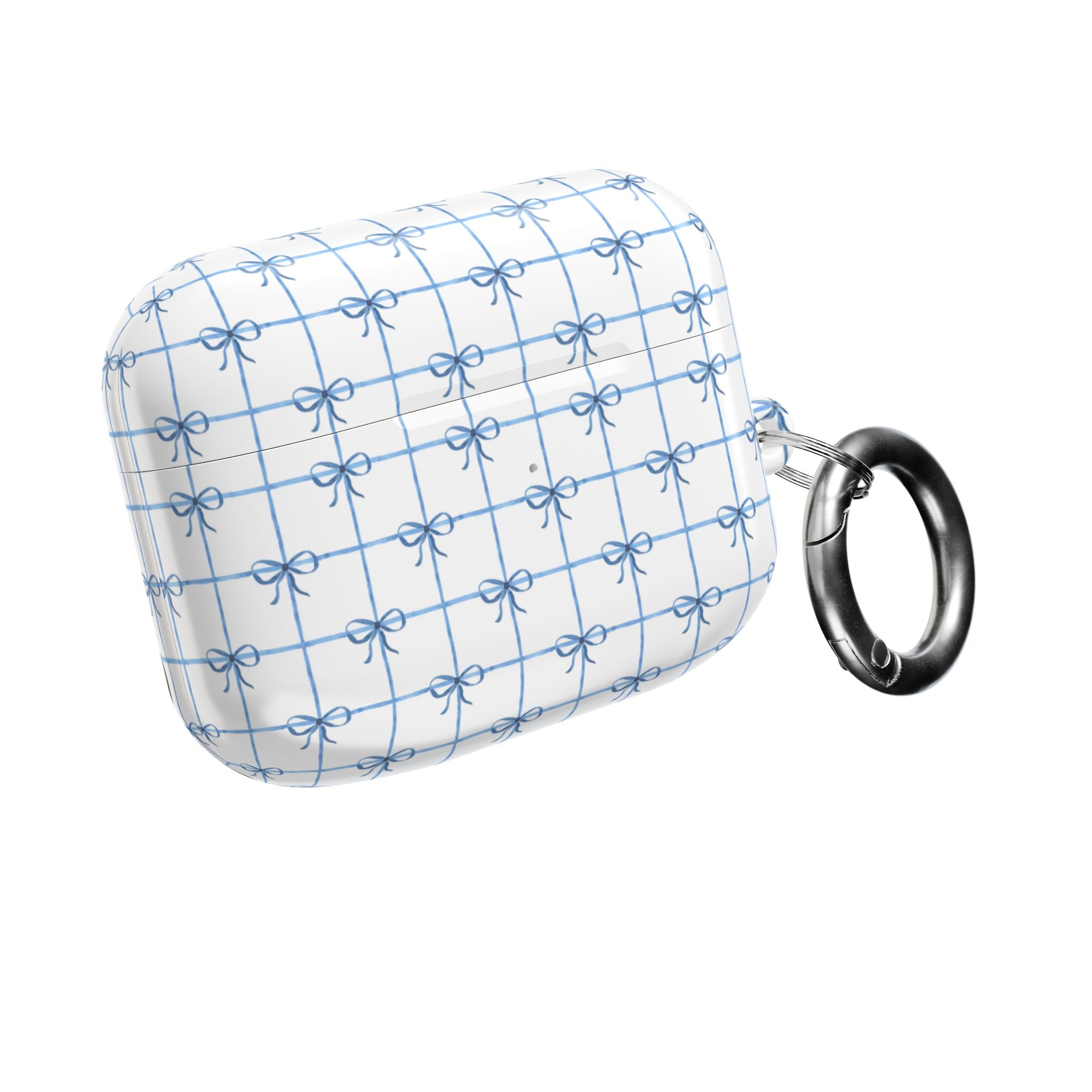 Blue Checkered Ribbon Grid