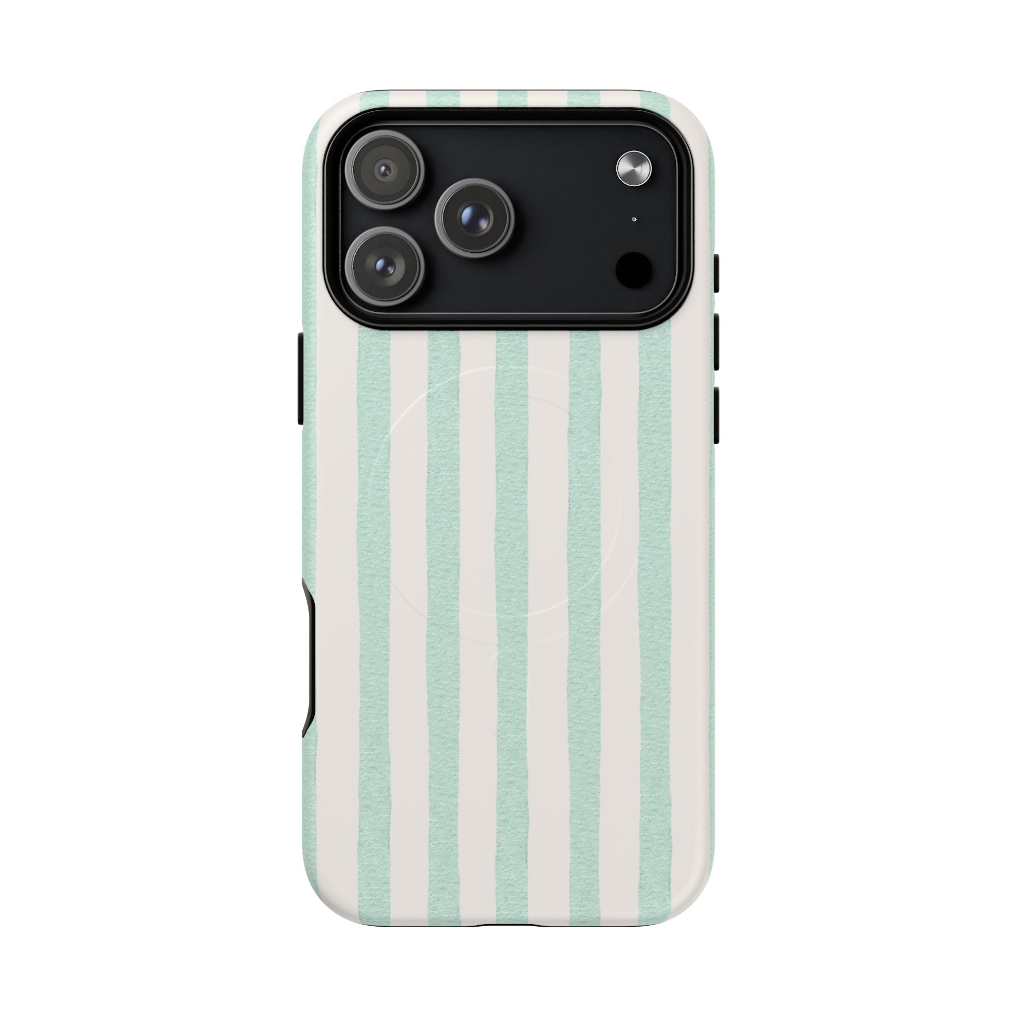 The Watercolor Mint Stripe