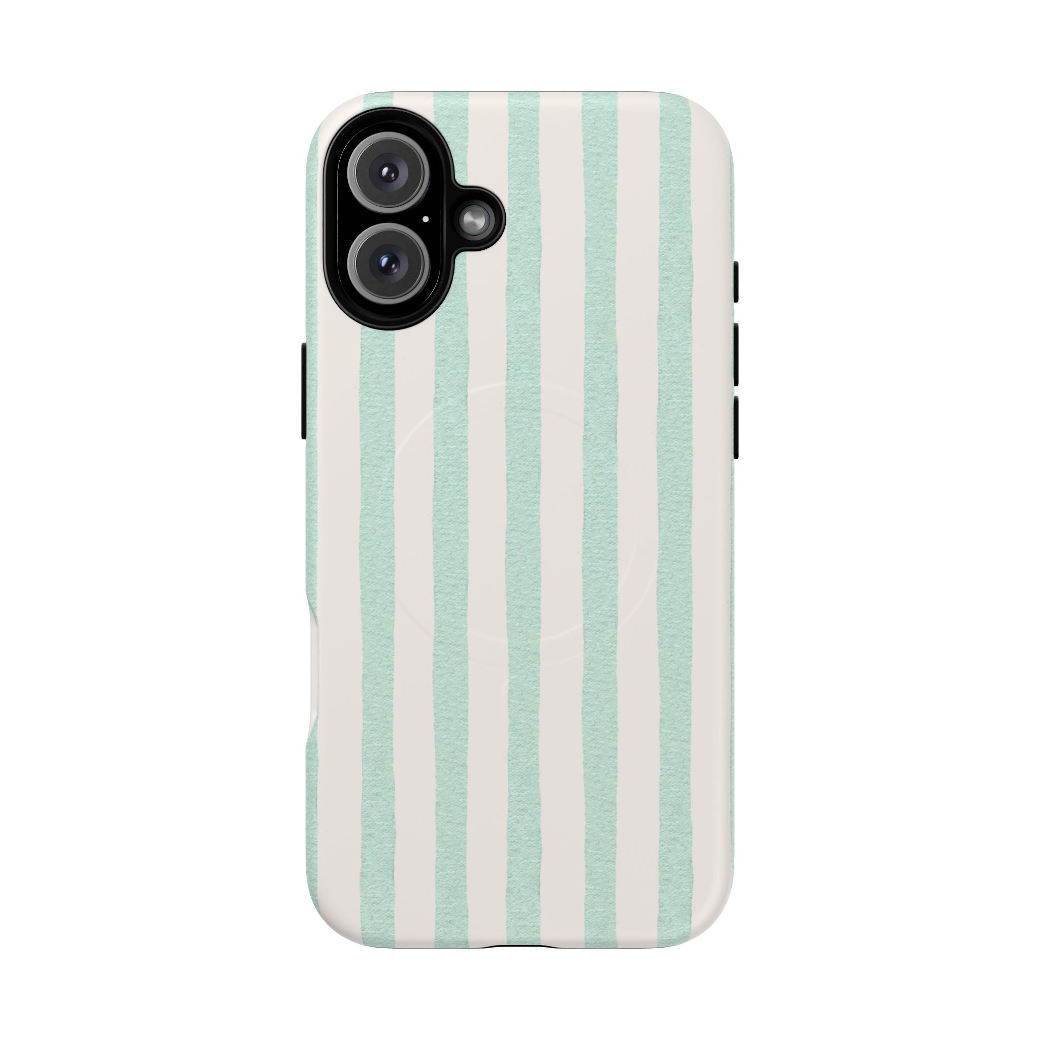 The Watercolor Mint Stripe