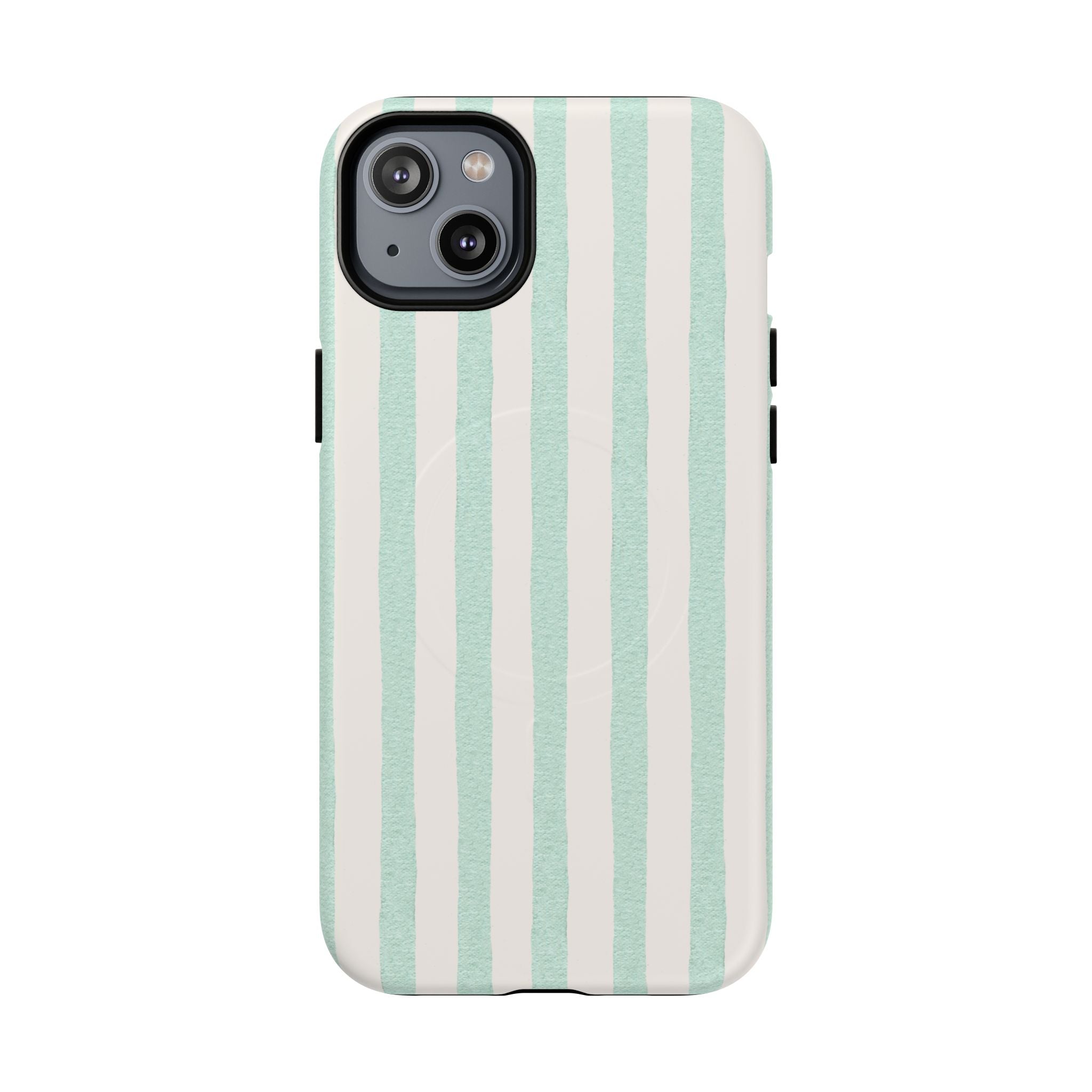 The Watercolor Mint Stripe