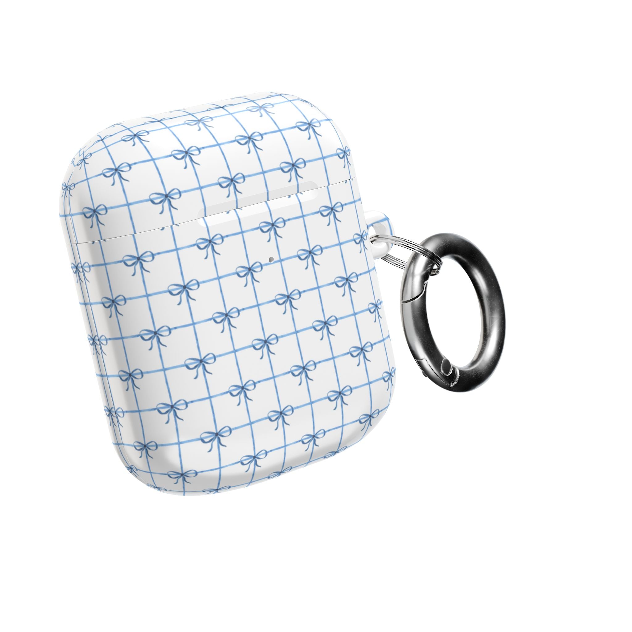 Blue Checkered Ribbon Grid