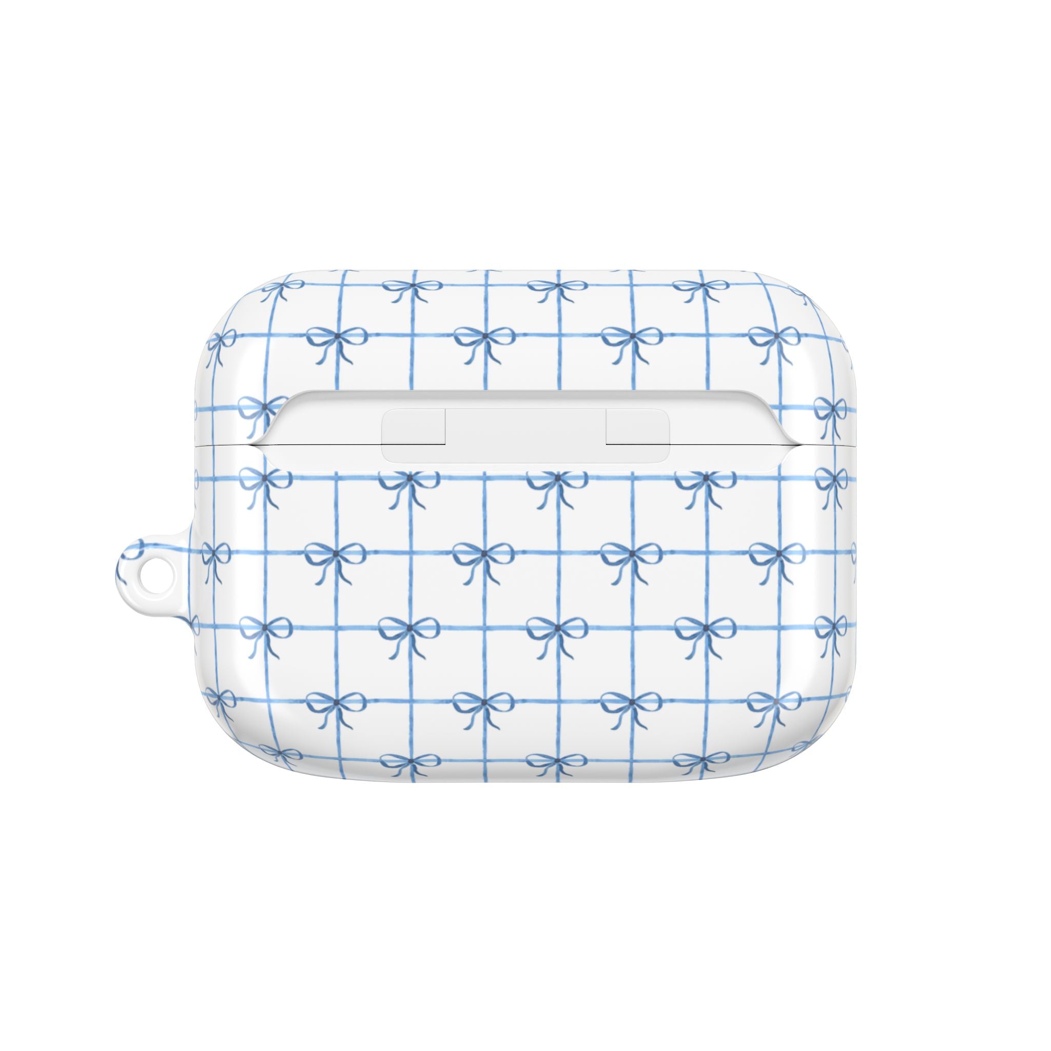 Blue Checkered Ribbon Grid