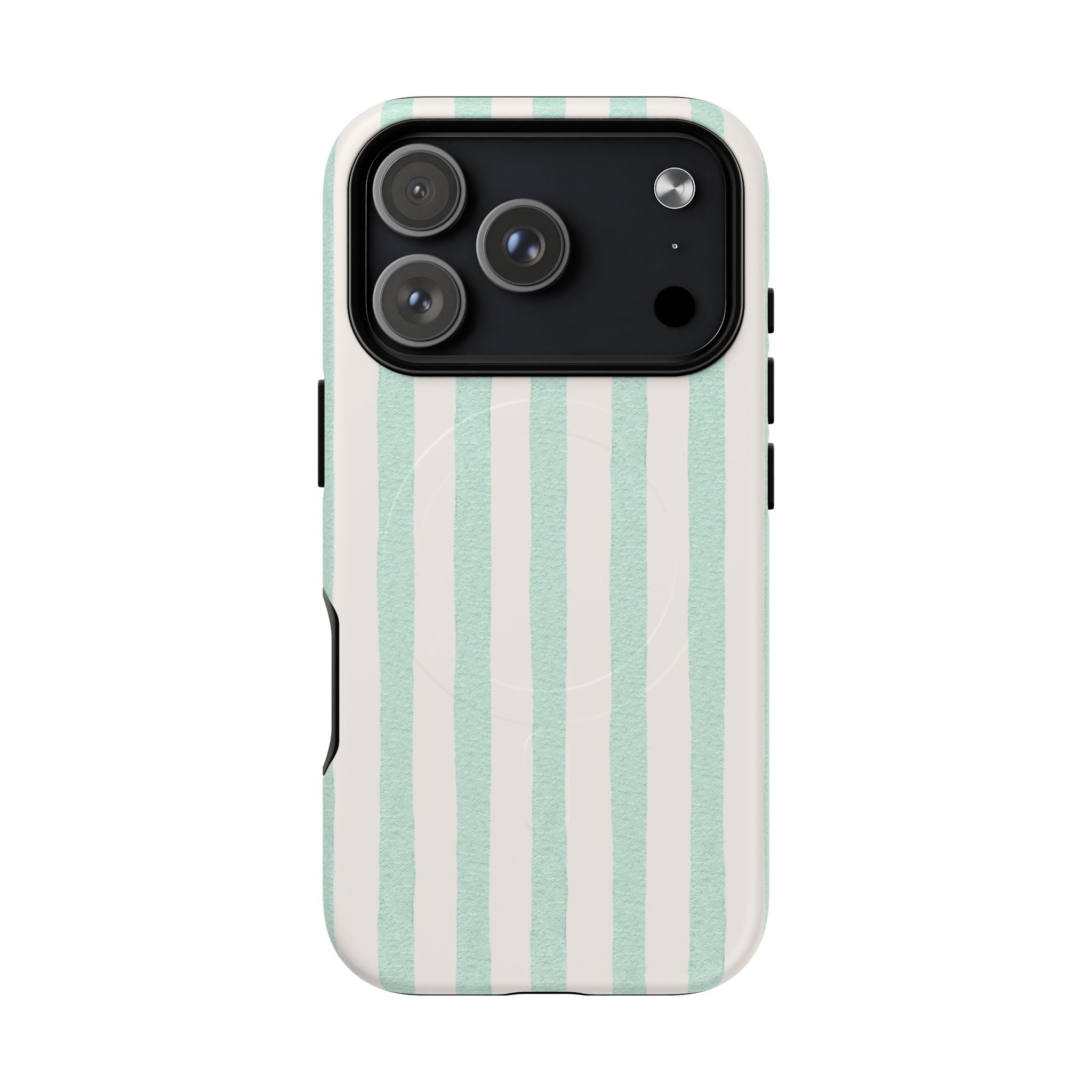 The Watercolor Mint Stripe