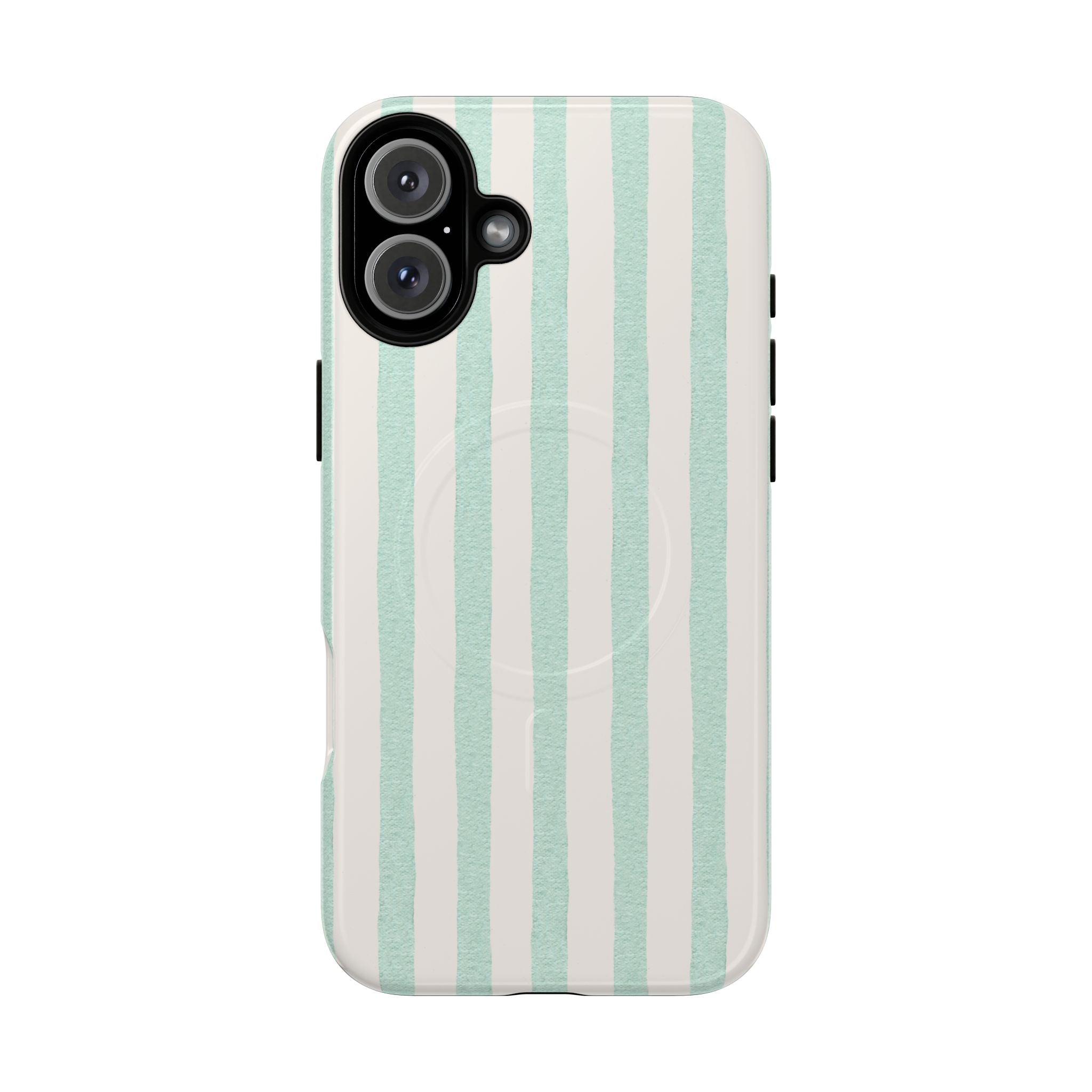 The Watercolor Mint Stripe