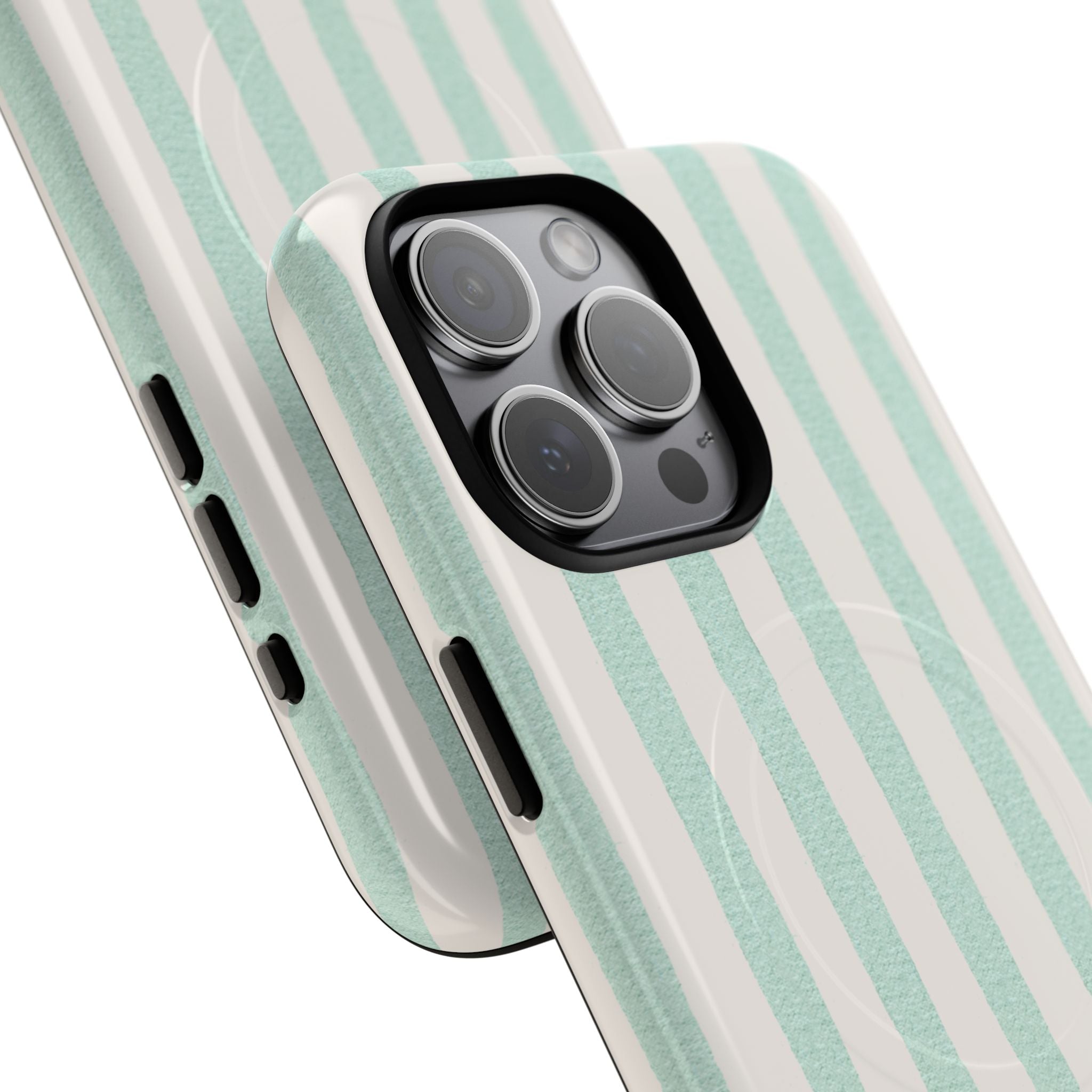 The Watercolor Mint Stripe