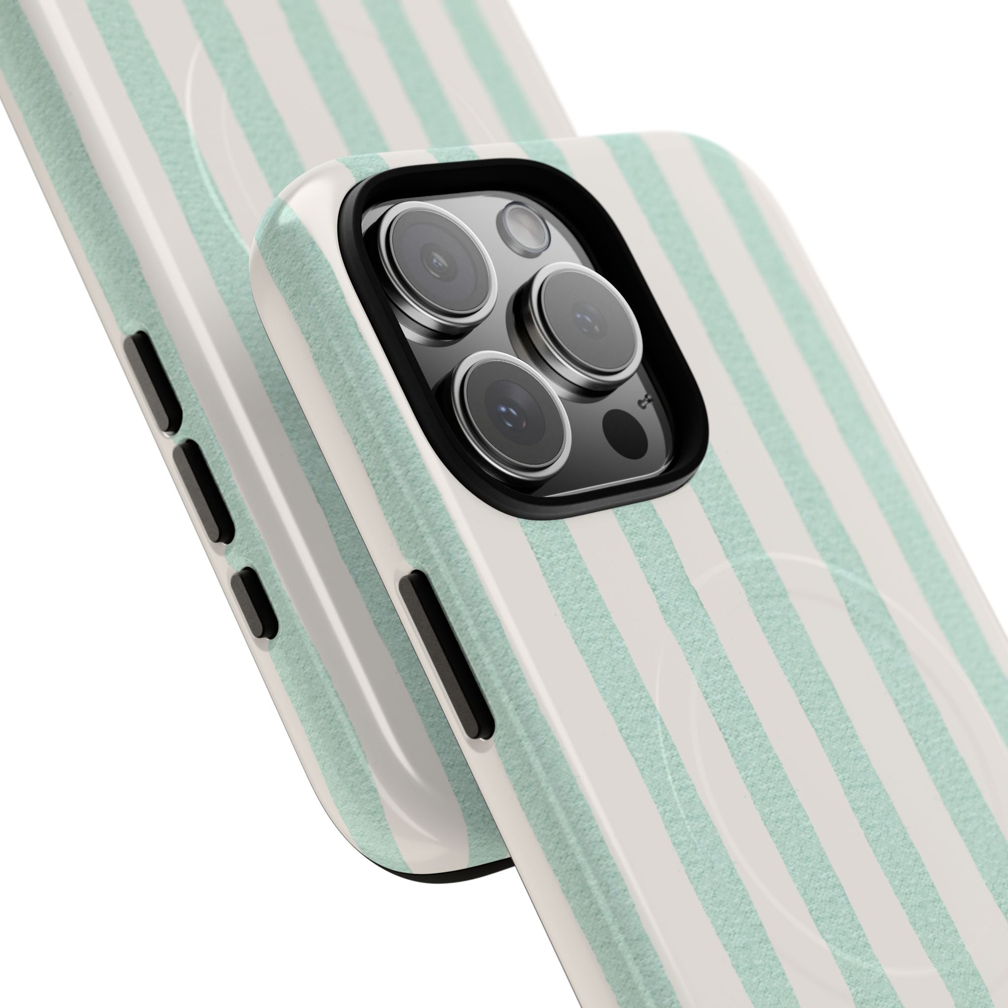 The Watercolor Mint Stripe