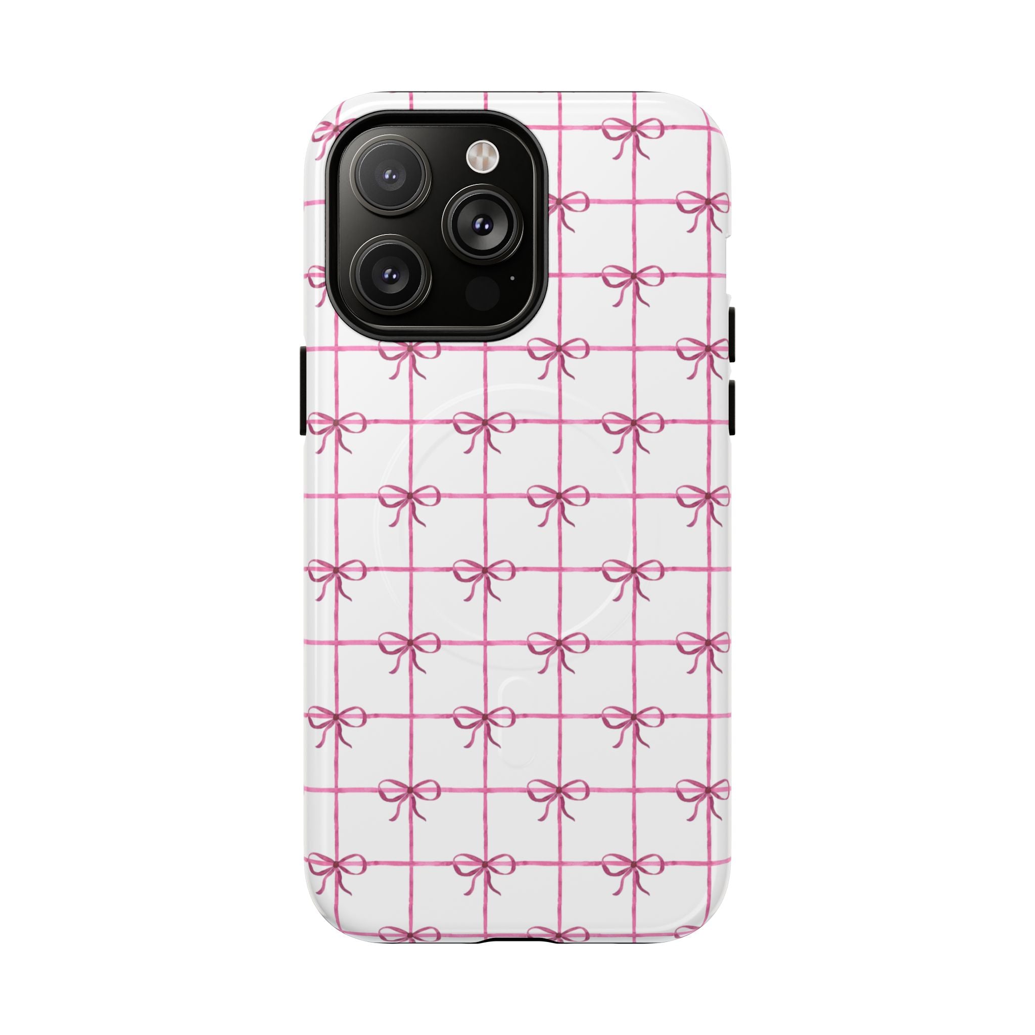 The Pink Checkered Ribbon Grid