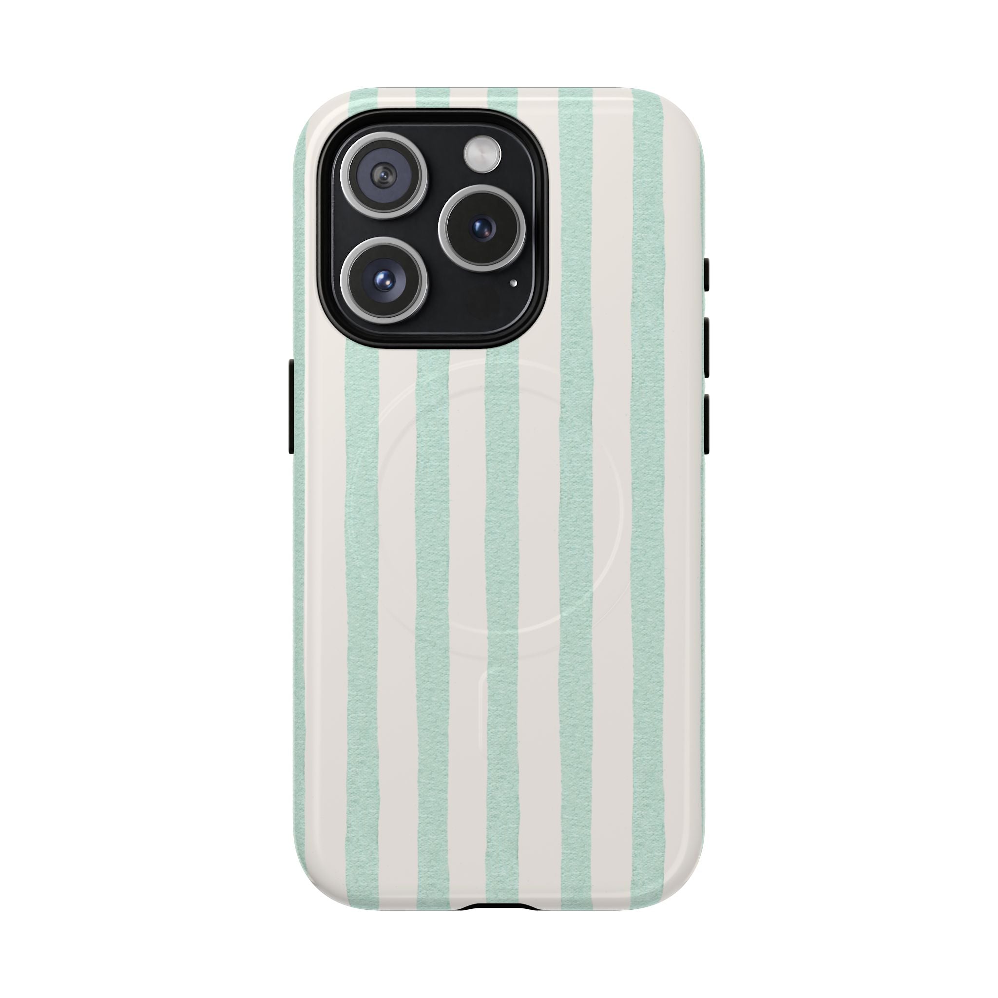 The Watercolor Mint Stripe