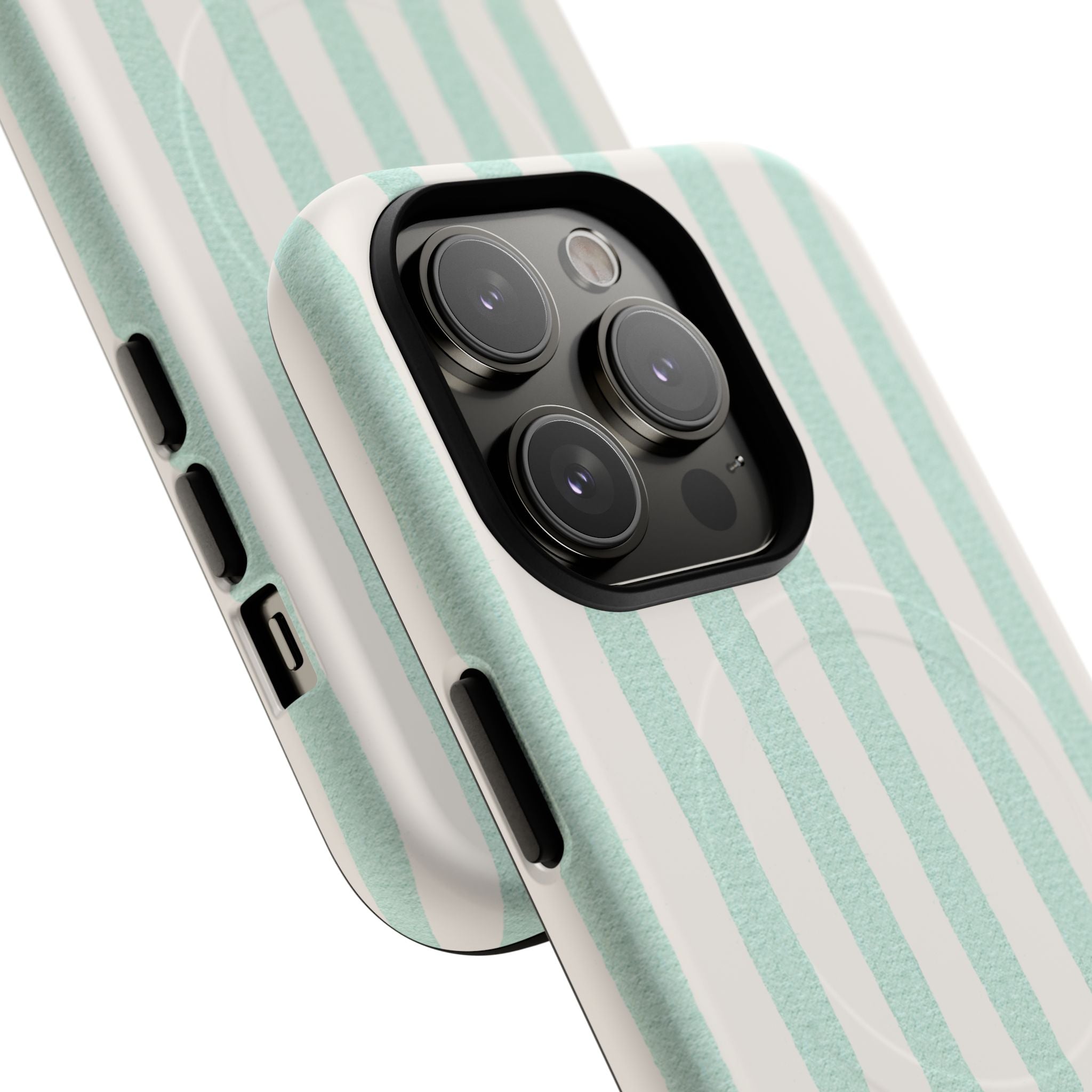The Watercolor Mint Stripe