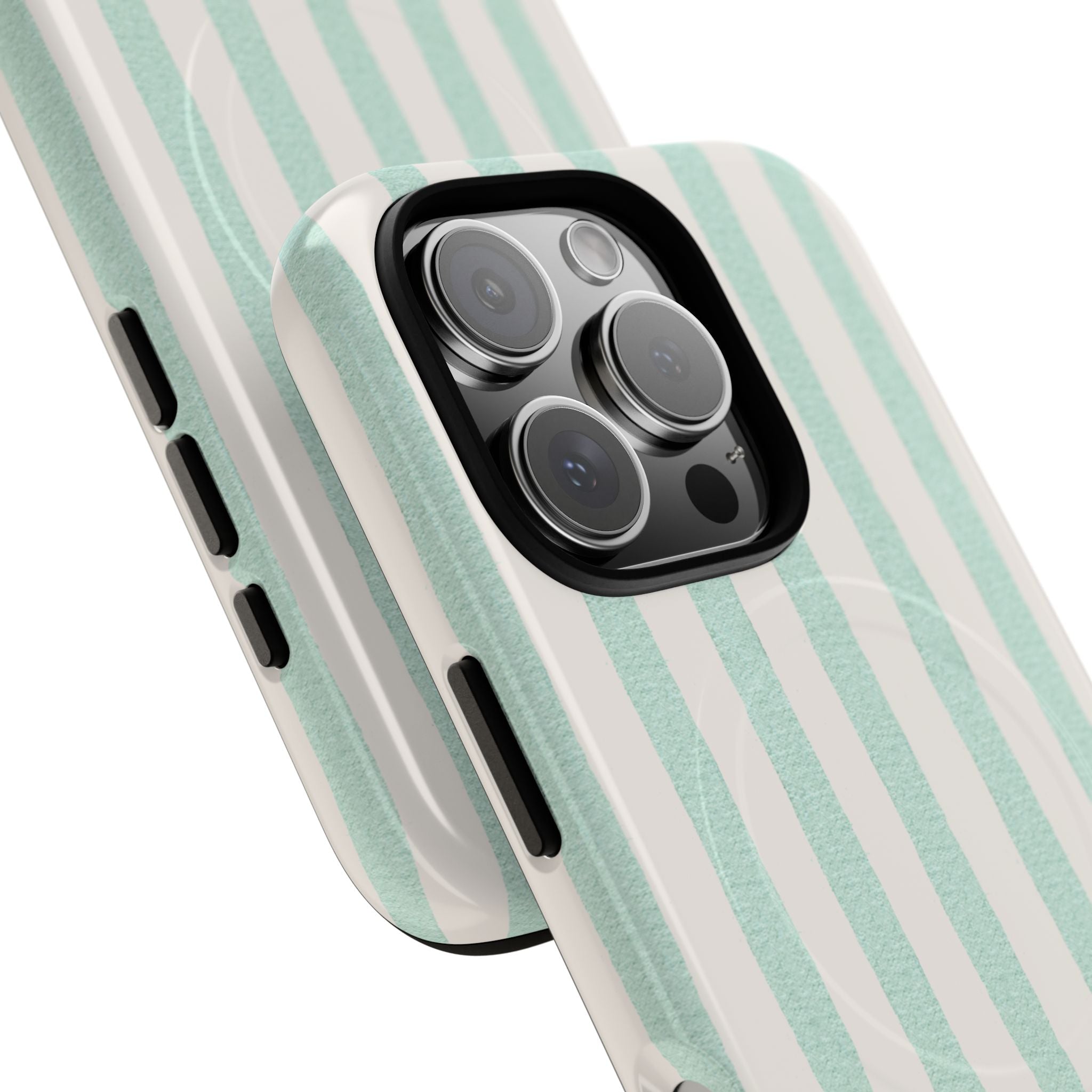 The Watercolor Mint Stripe