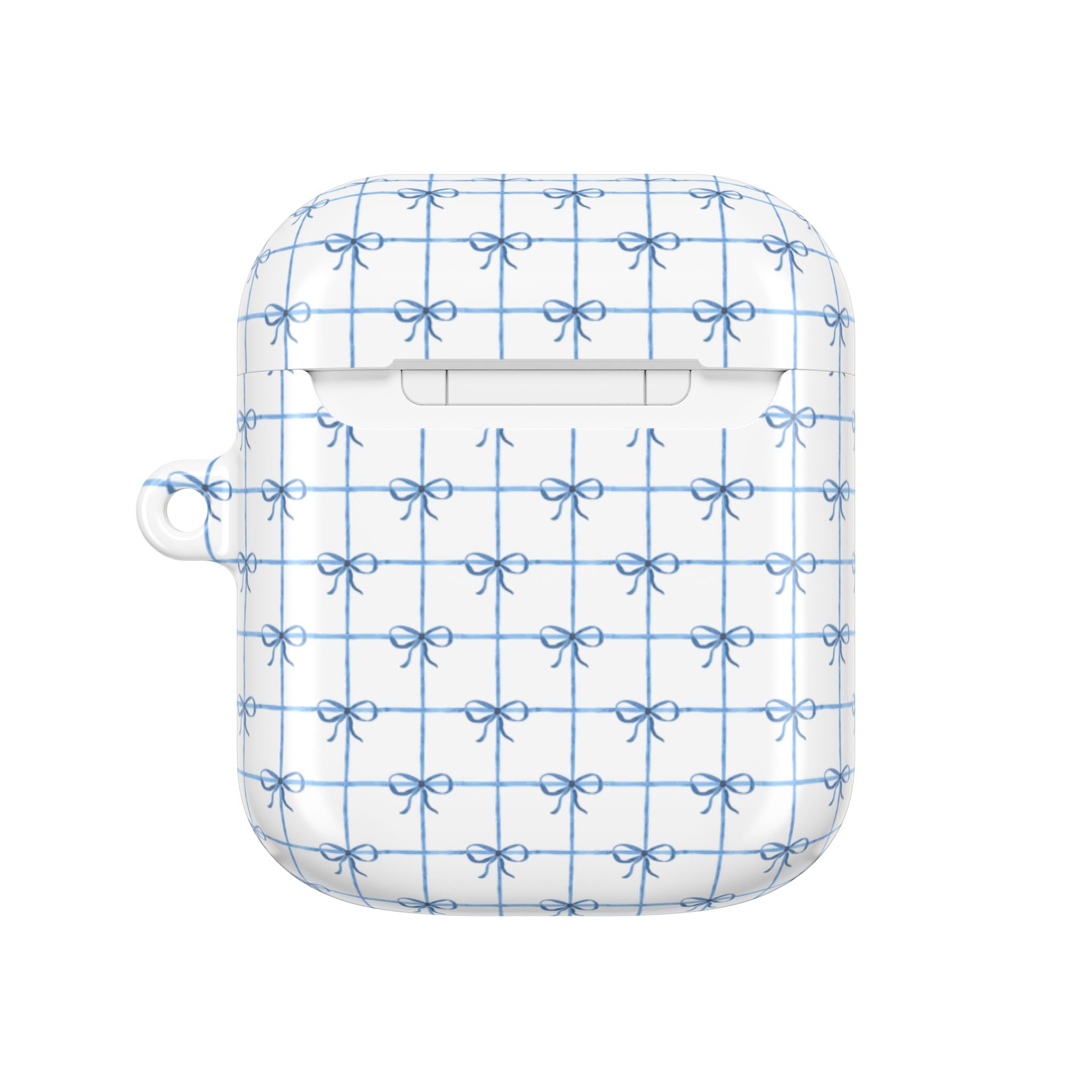 Blue Checkered Ribbon Grid