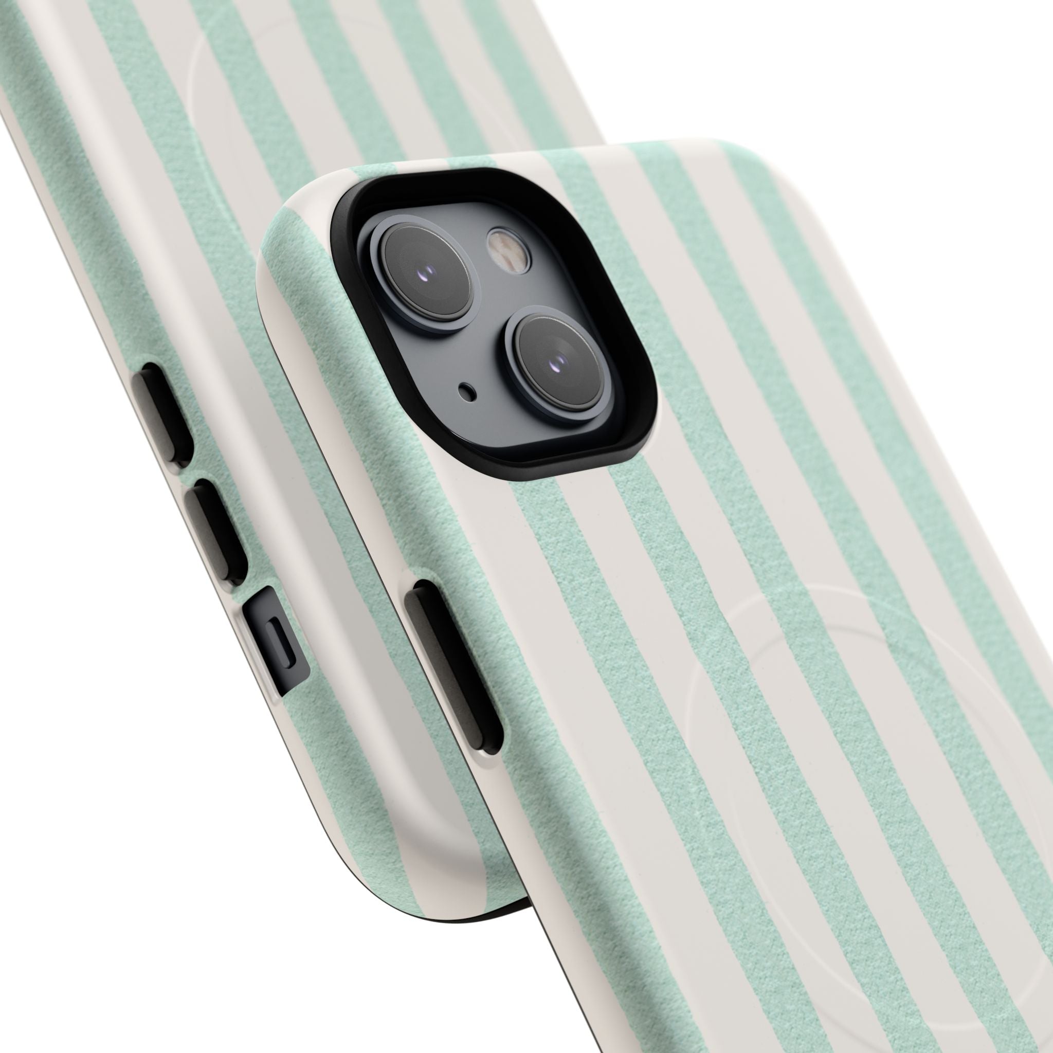 The Watercolor Mint Stripe