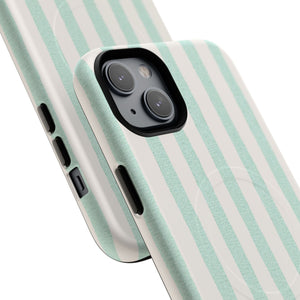 The Watercolor Mint Stripe