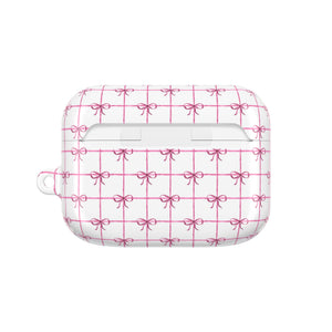 Pink Checkered Ribbon Grid