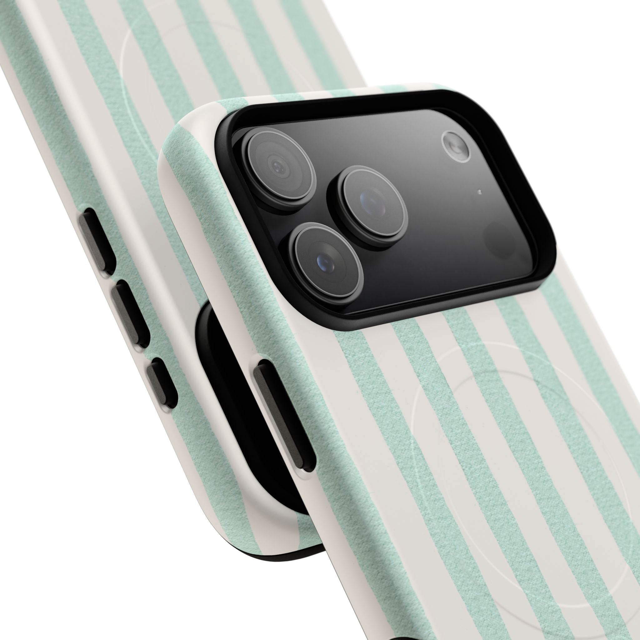 The Watercolor Mint Stripe