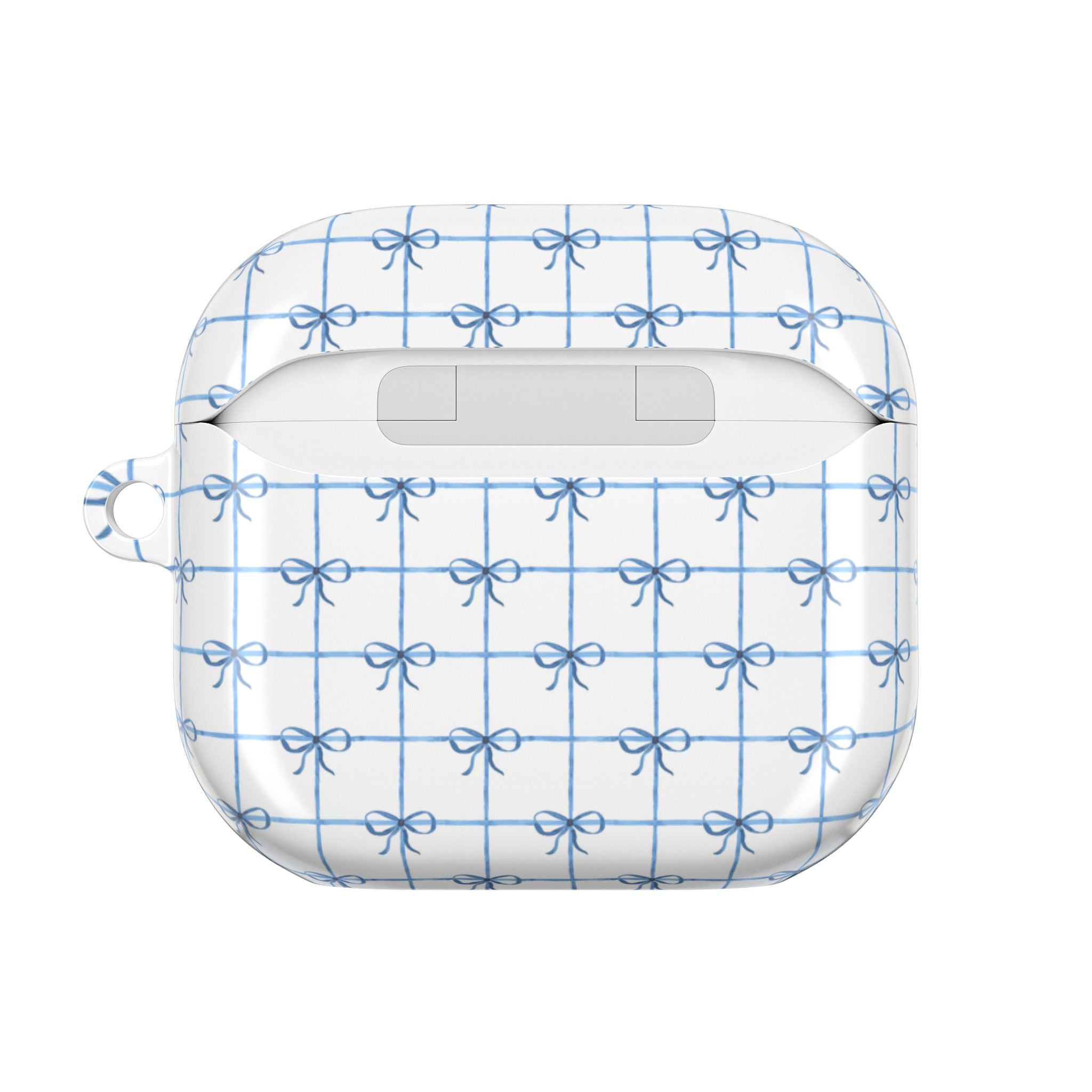 Blue Checkered Ribbon Grid