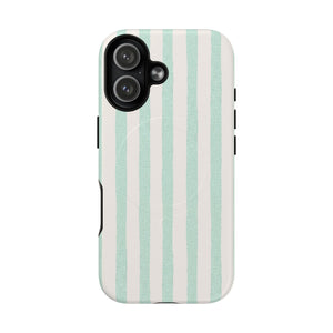 The Watercolor Mint Stripe