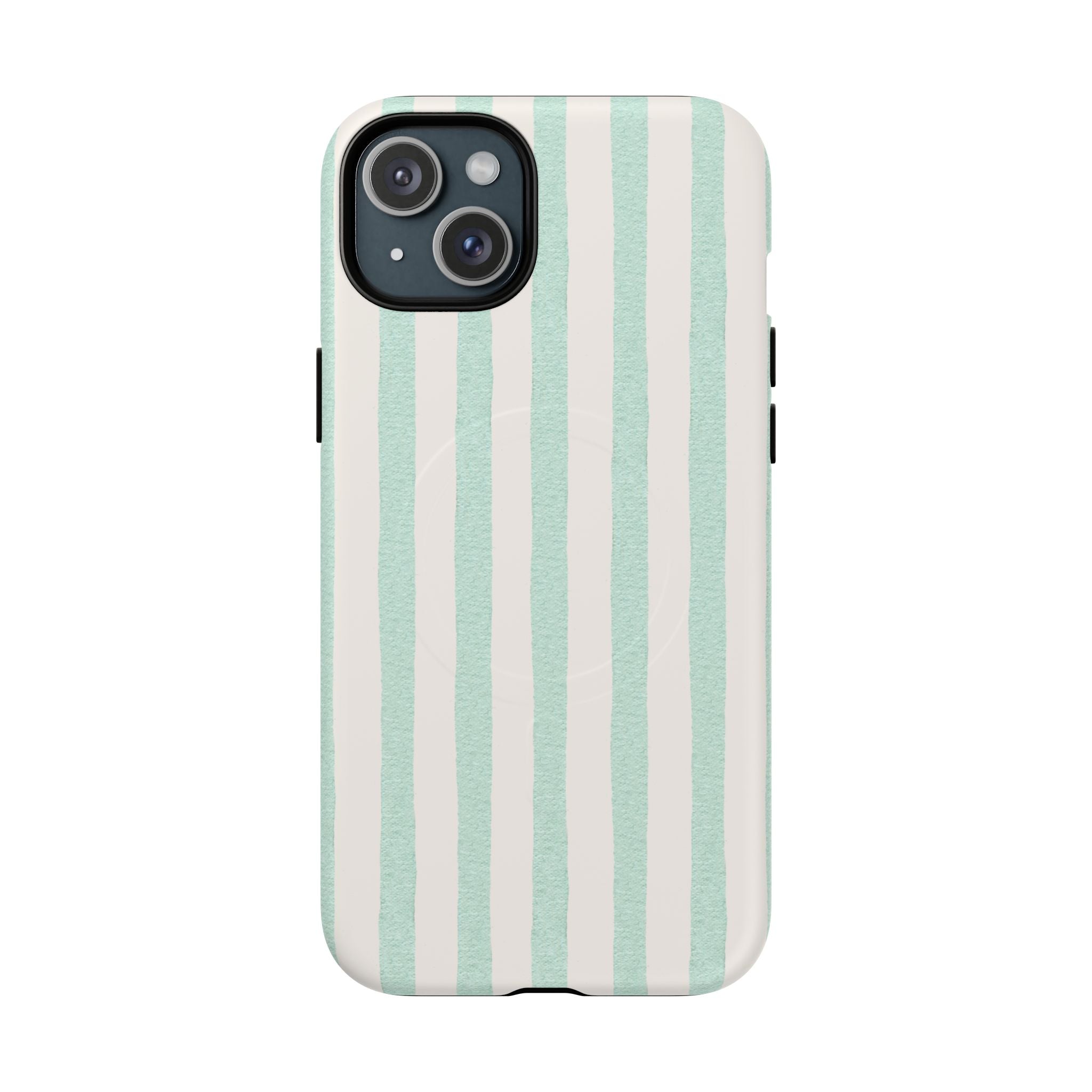 The Watercolor Mint Stripe