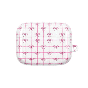 Pink Checkered Ribbon Grid