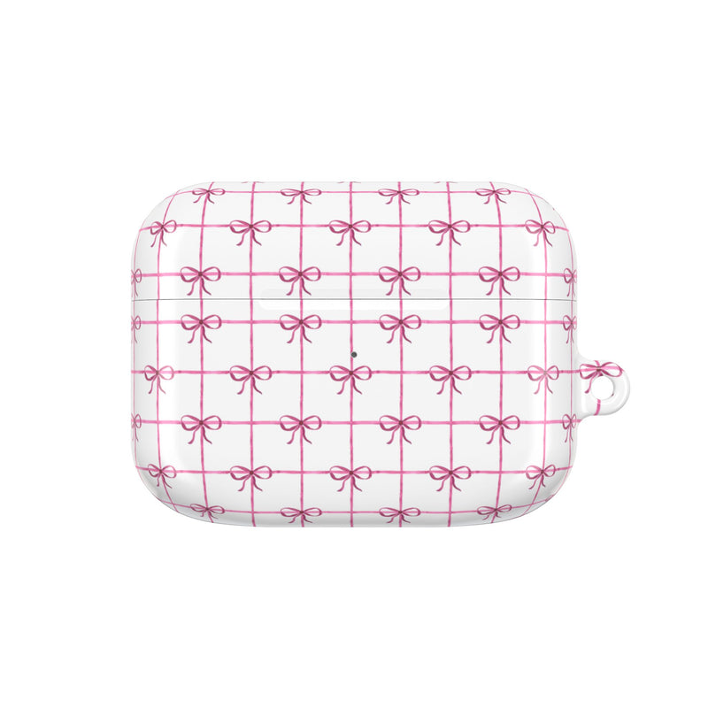 Pink Checkered Ribbon Grid