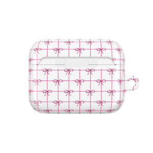 Pink Checkered Ribbon Grid