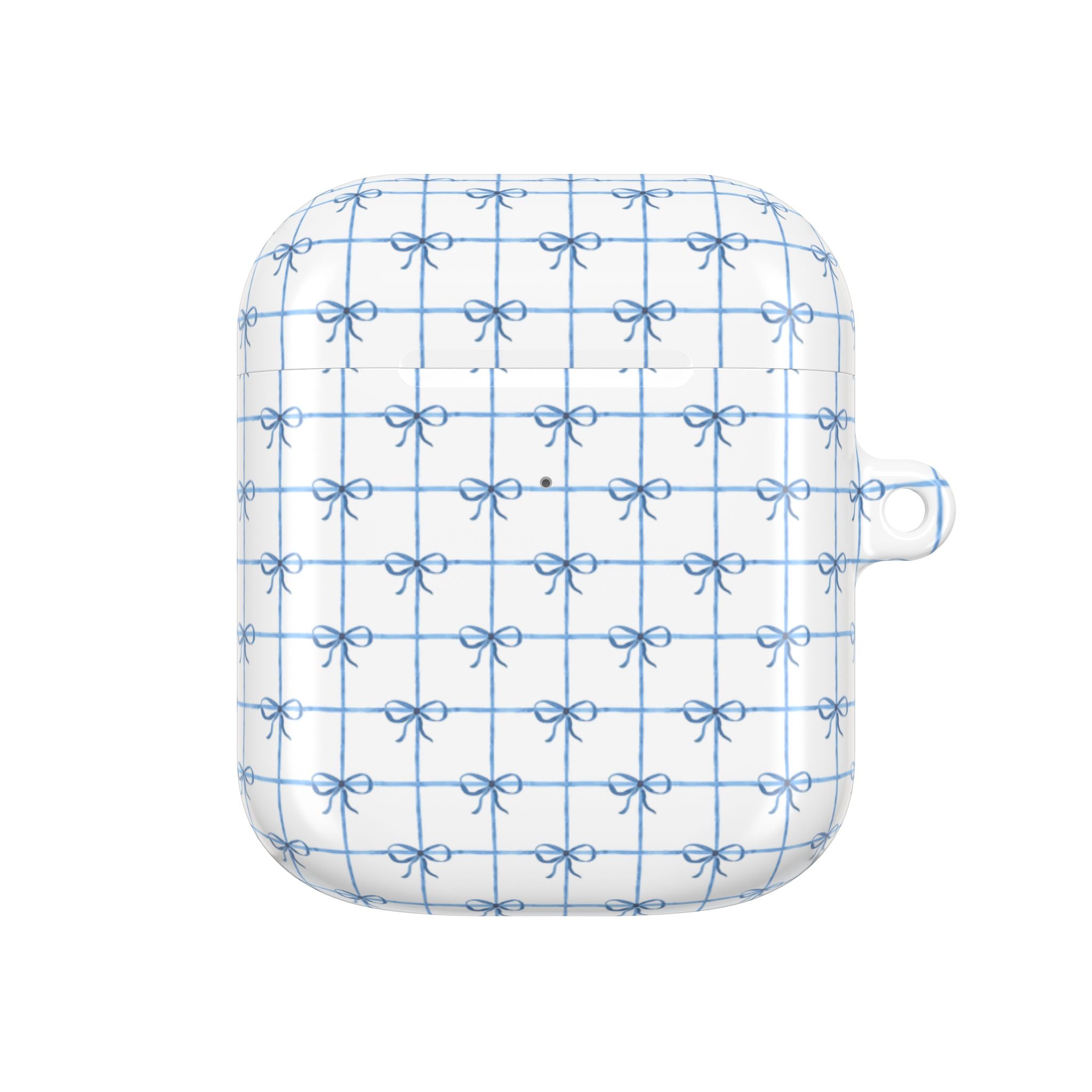 Blue Checkered Ribbon Grid