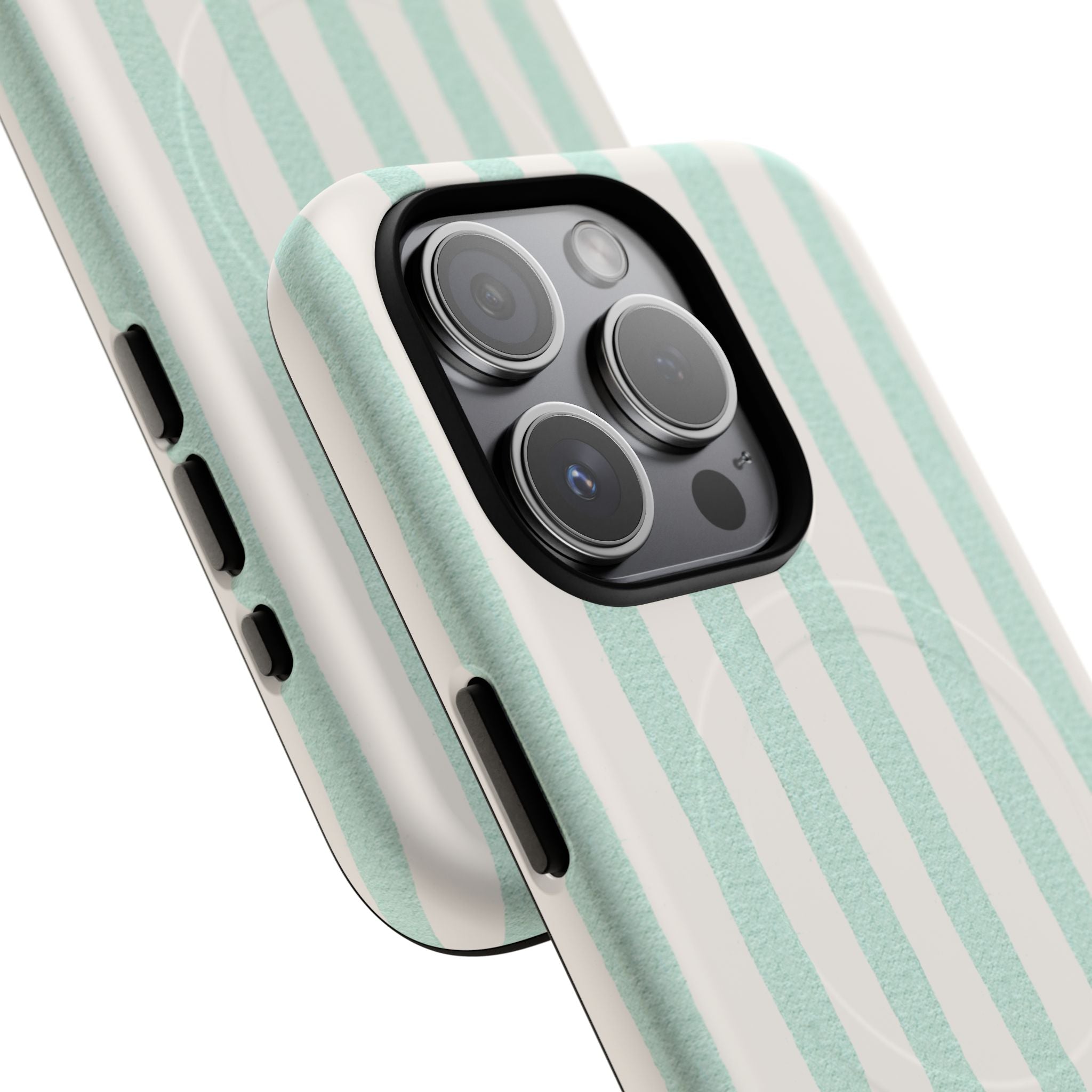 The Watercolor Mint Stripe