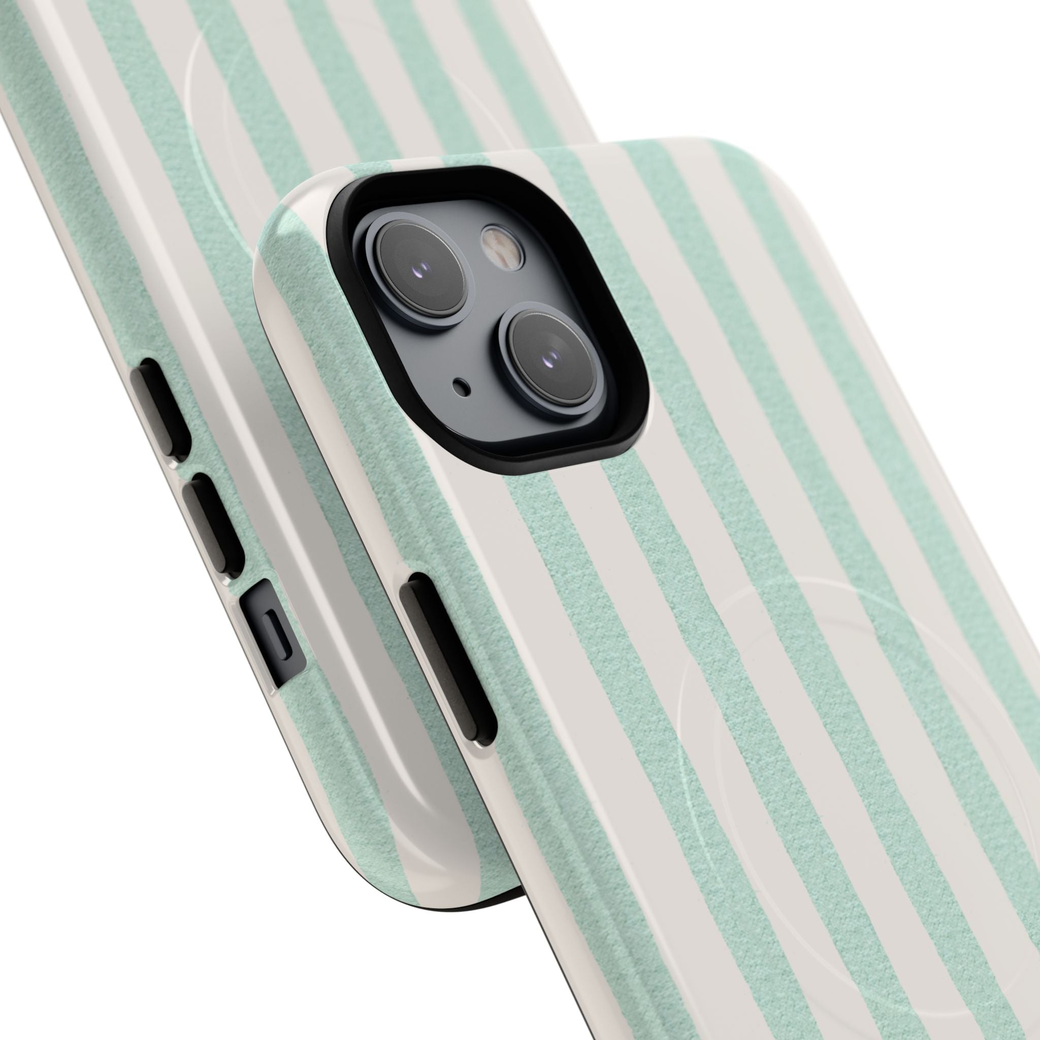 The Watercolor Mint Stripe