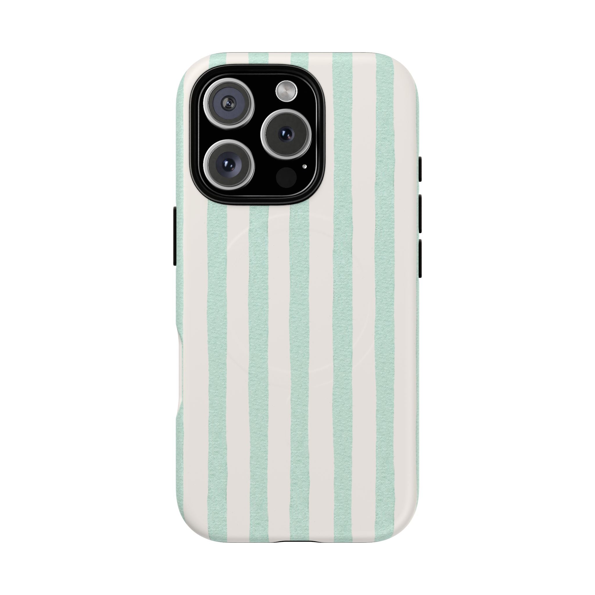 The Watercolor Mint Stripe