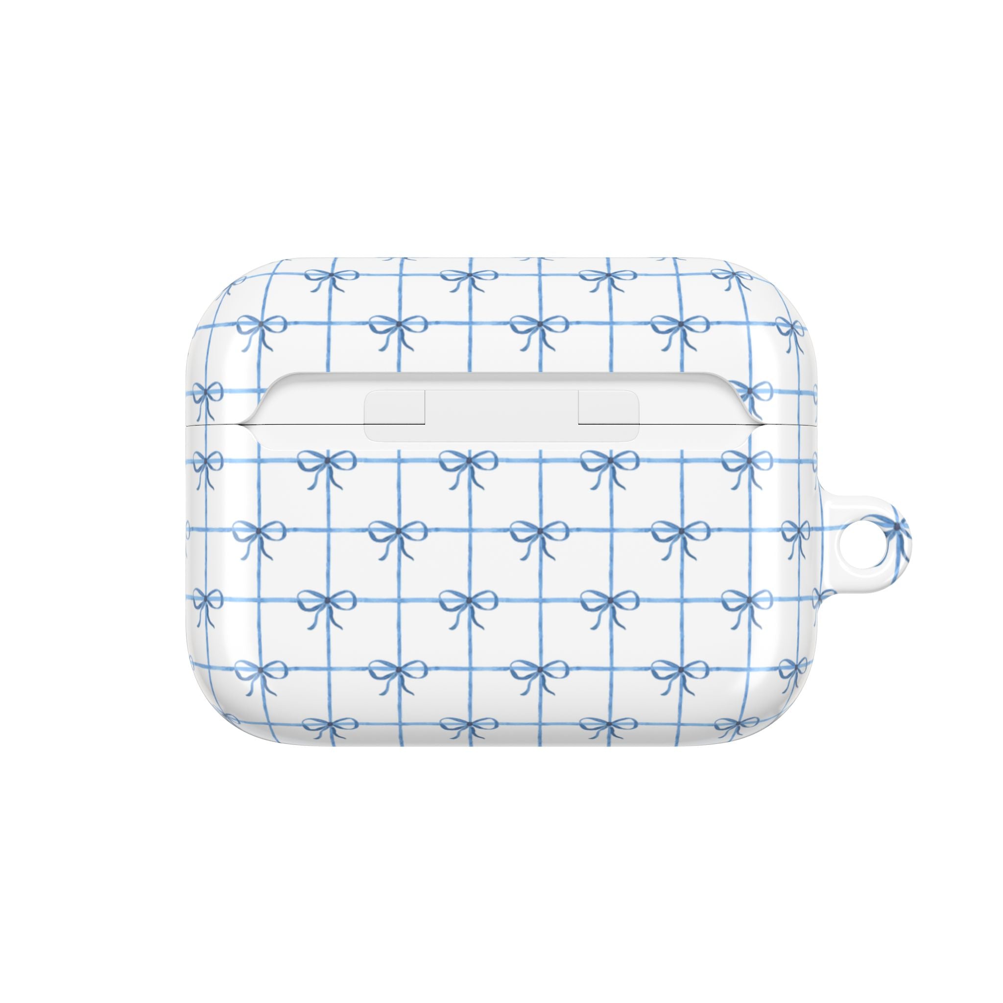 Blue Checkered Ribbon Grid