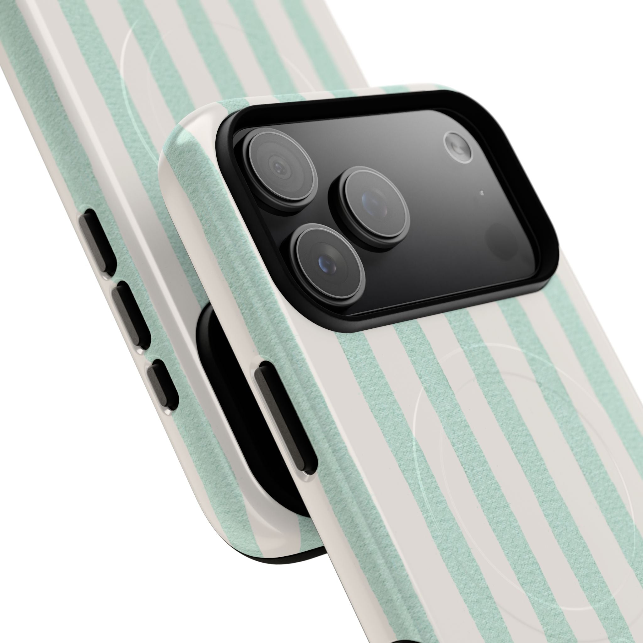 The Watercolor Mint Stripe