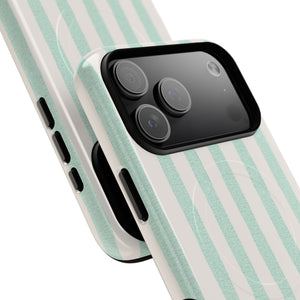 The Watercolor Mint Stripe