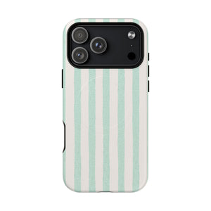 The Watercolor Mint Stripe