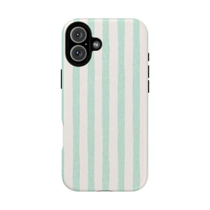 The Watercolor Mint Stripe