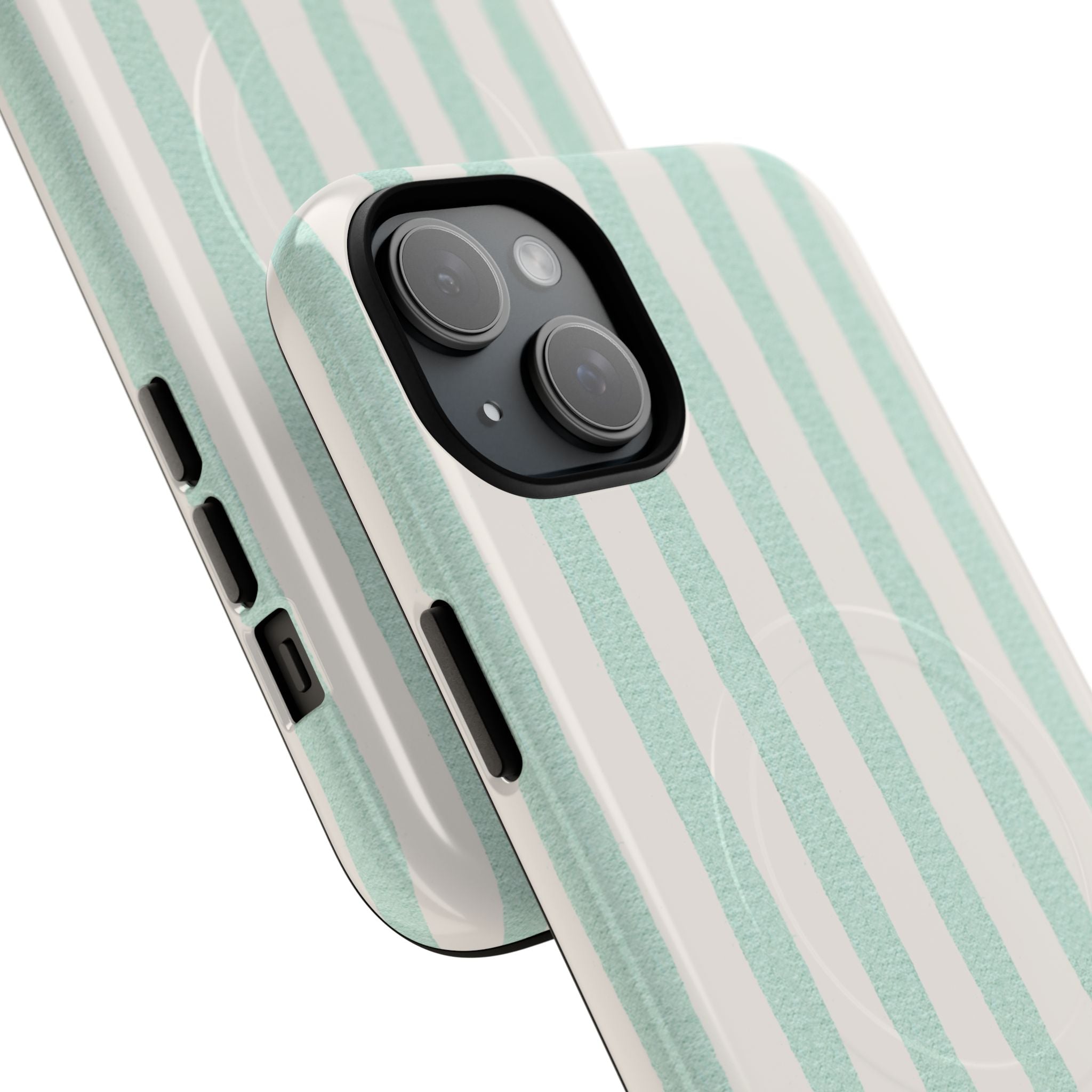 The Watercolor Mint Stripe