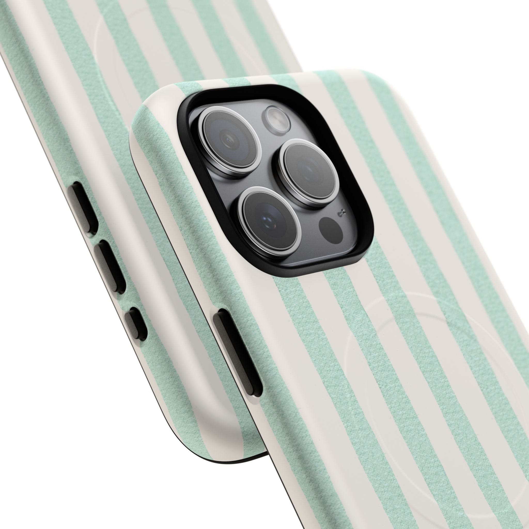 The Watercolor Mint Stripe