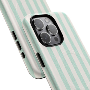The Watercolor Mint Stripe
