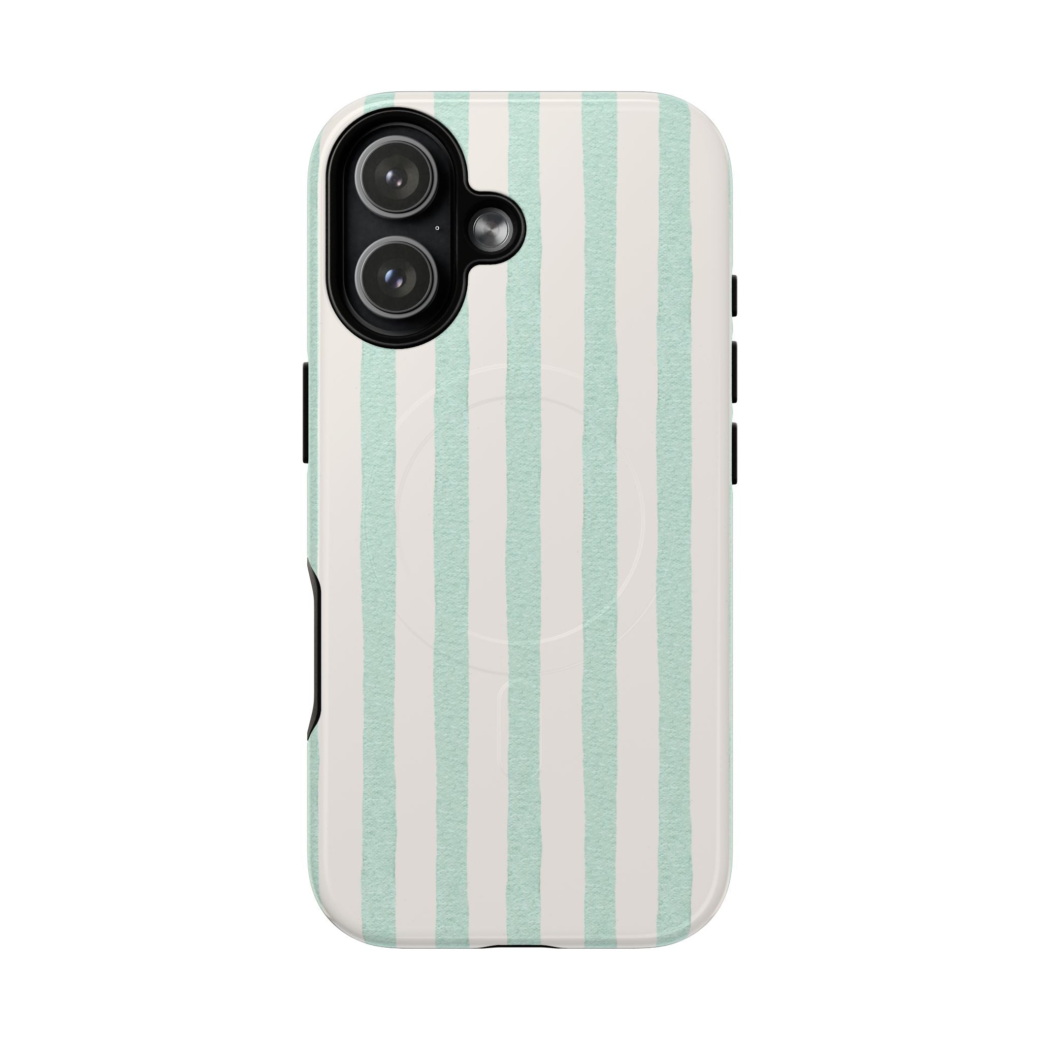 The Watercolor Mint Stripe