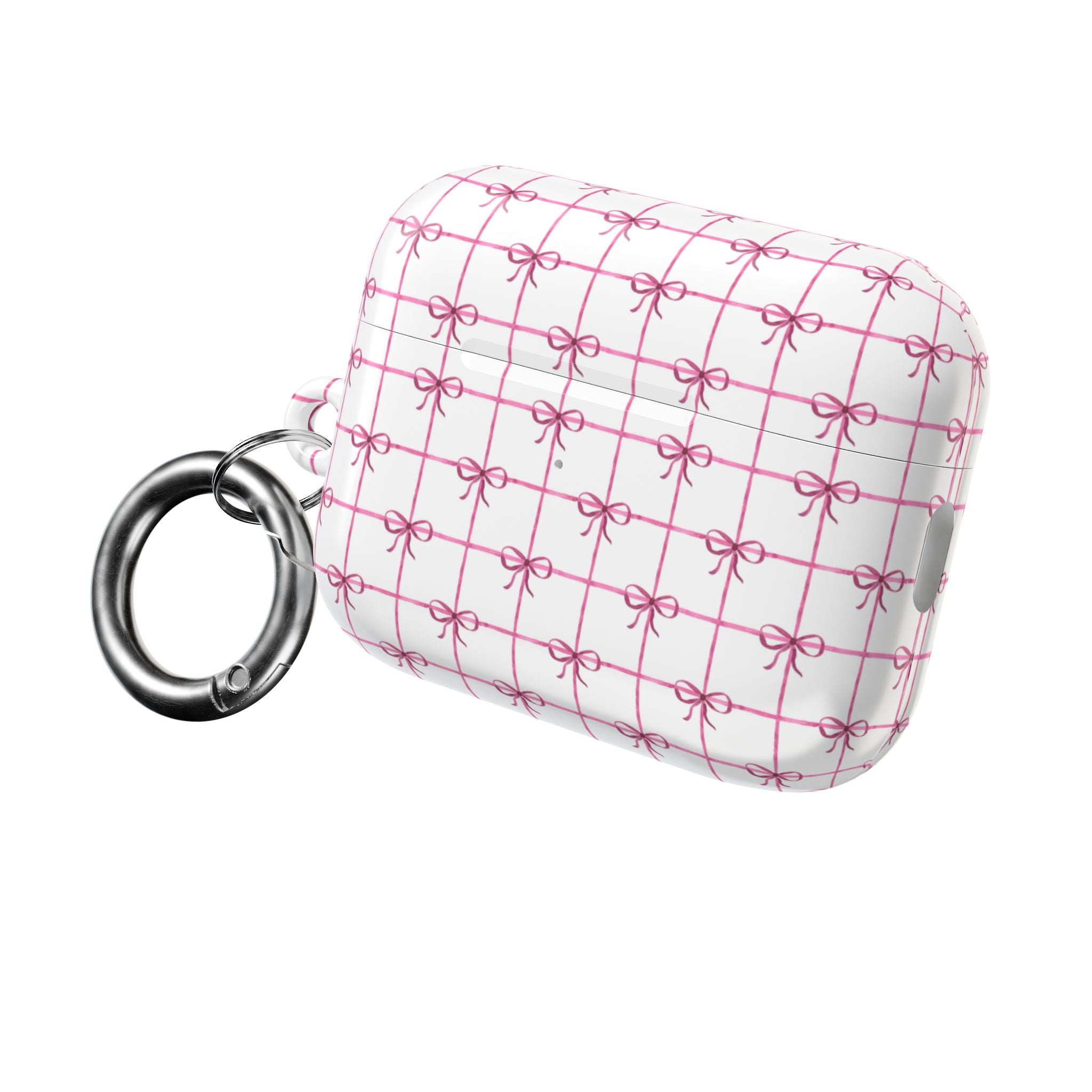 Pink Checkered Ribbon Grid
