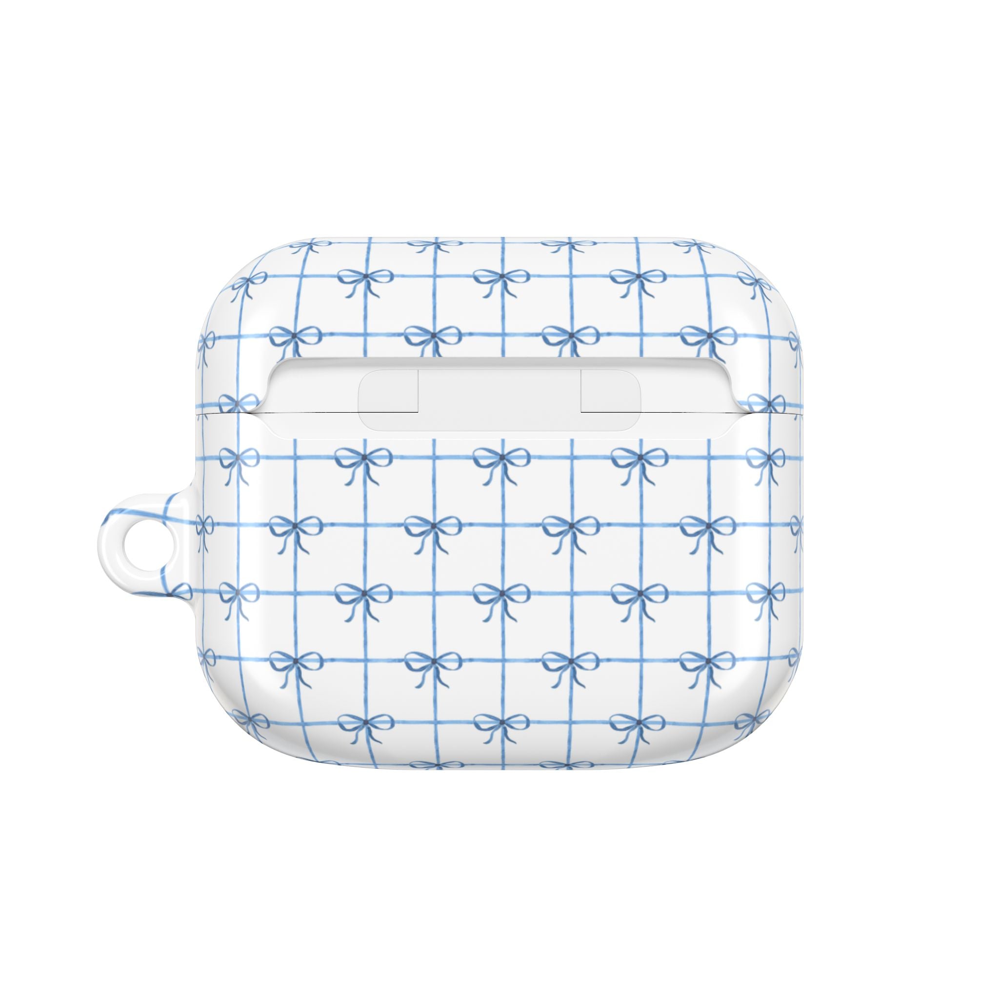 Blue Checkered Ribbon Grid