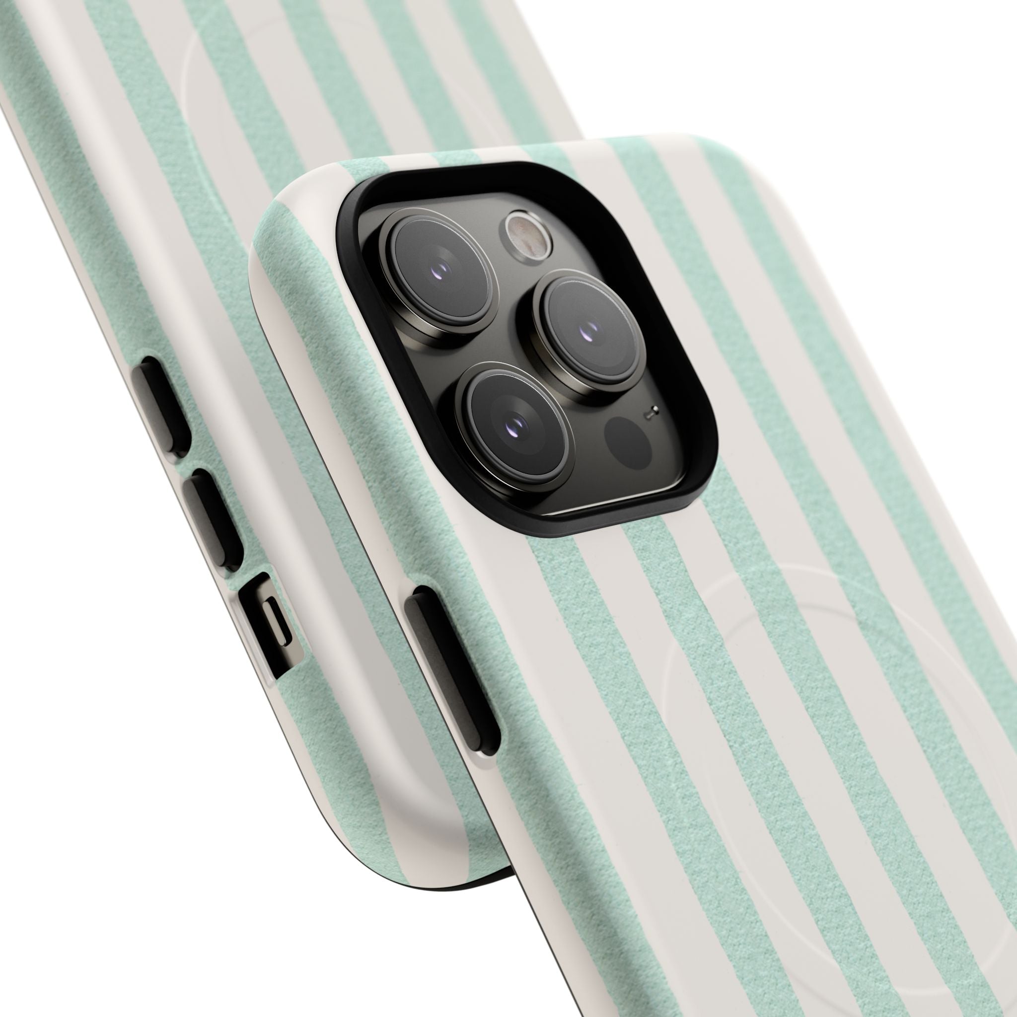 The Watercolor Mint Stripe