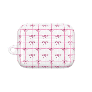 Pink Checkered Ribbon Grid