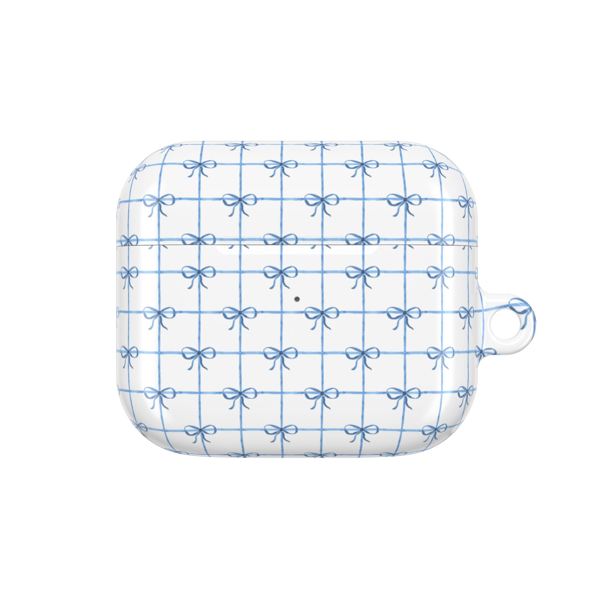 Blue Checkered Ribbon Grid
