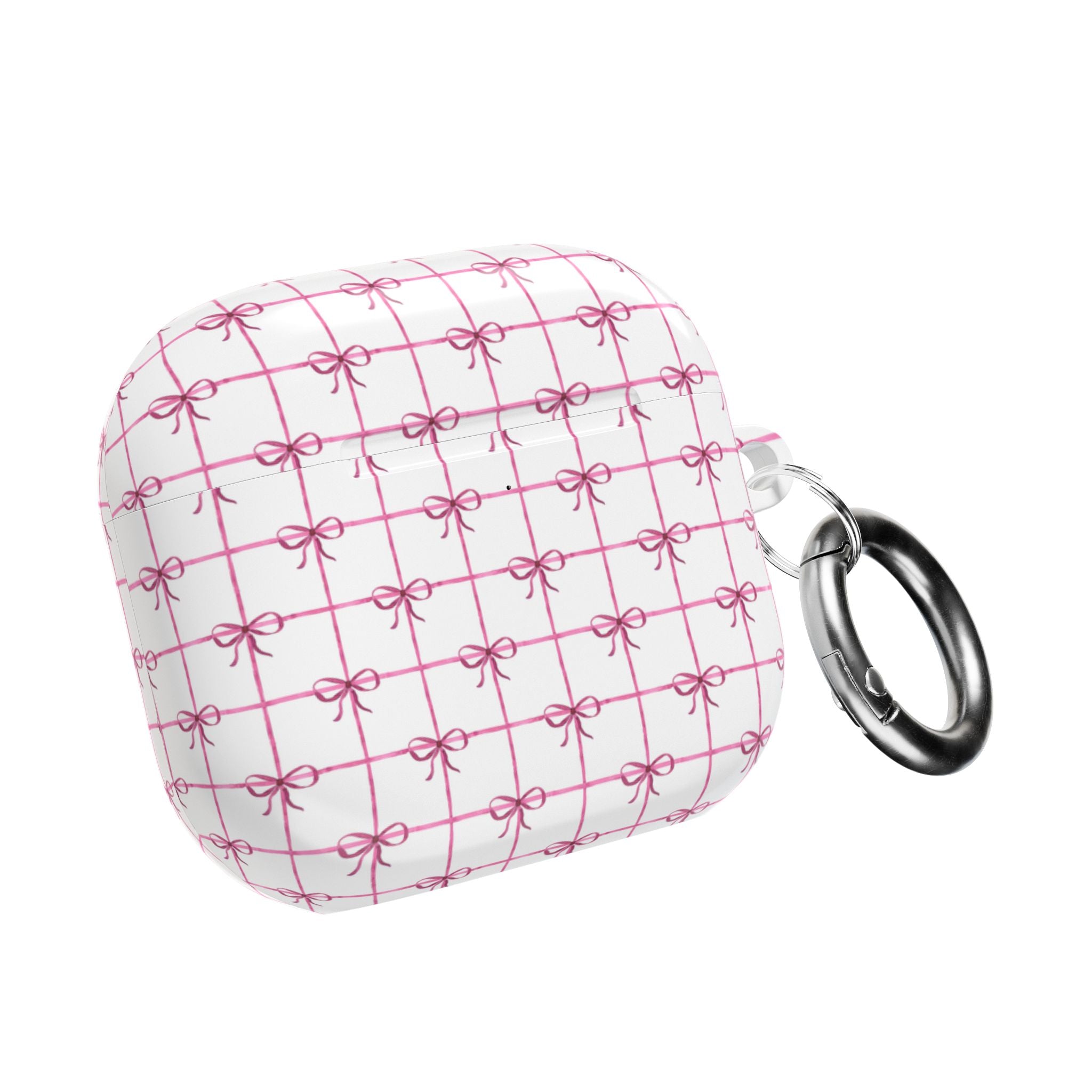 Pink Checkered Ribbon Grid