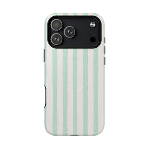 The Watercolor Mint Stripe