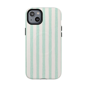 The Watercolor Mint Stripe