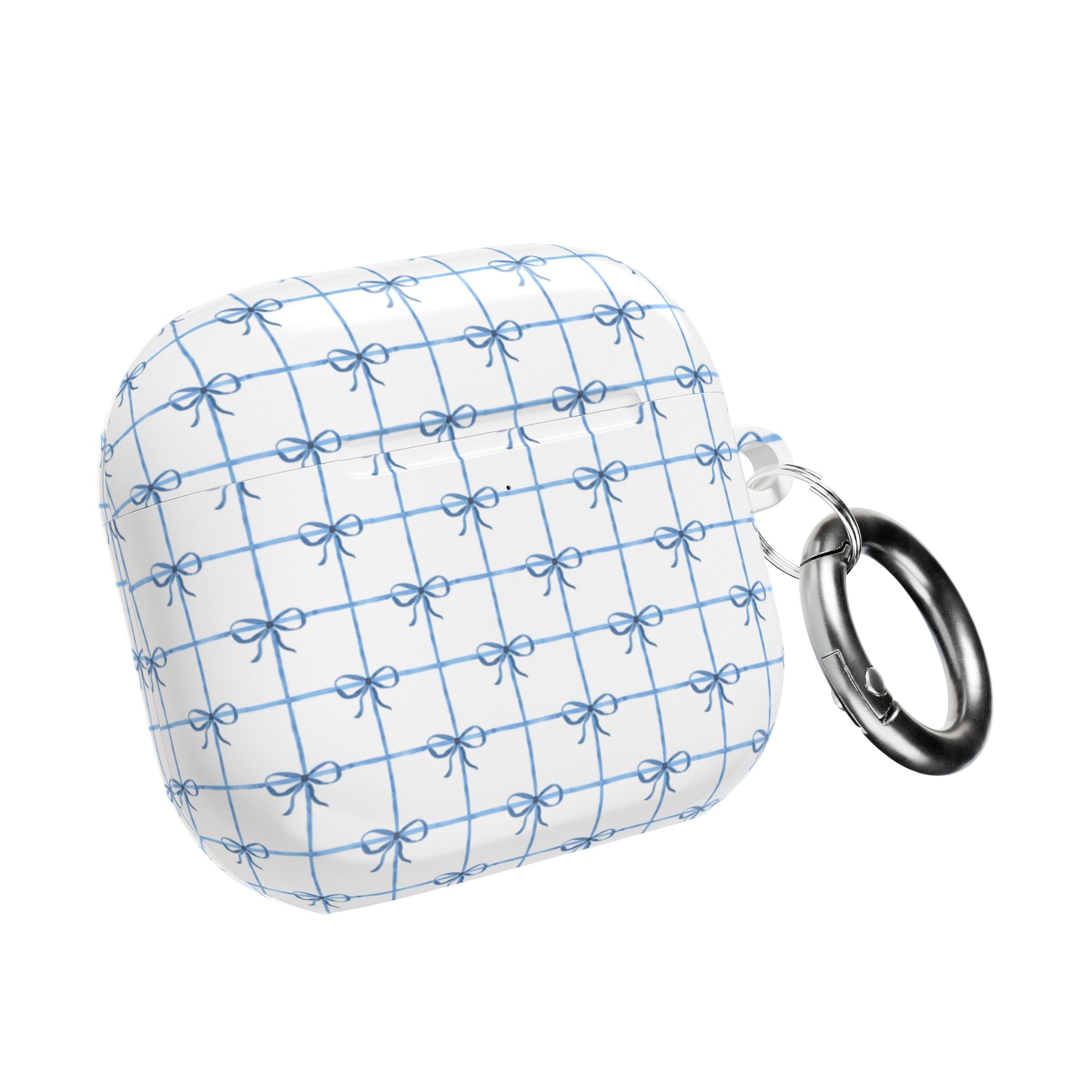 Blue Checkered Ribbon Grid