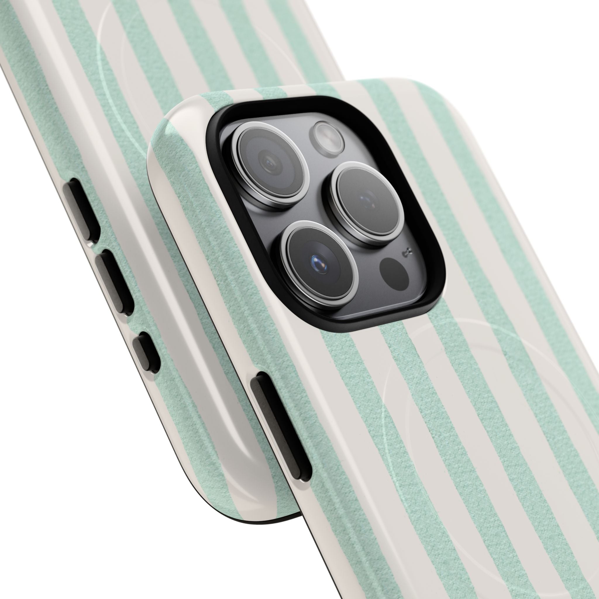 The Watercolor Mint Stripe