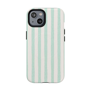 The Watercolor Mint Stripe